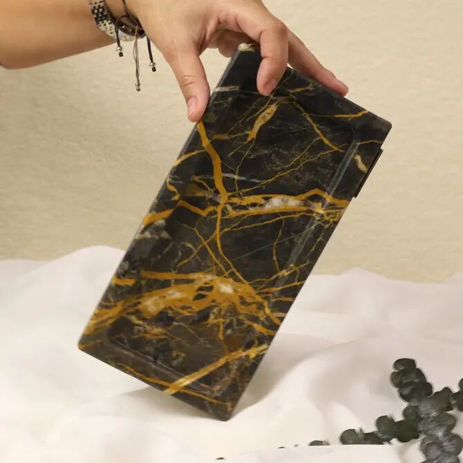 Rectangular Marble Tray – Saint Laurent Luxury Decor