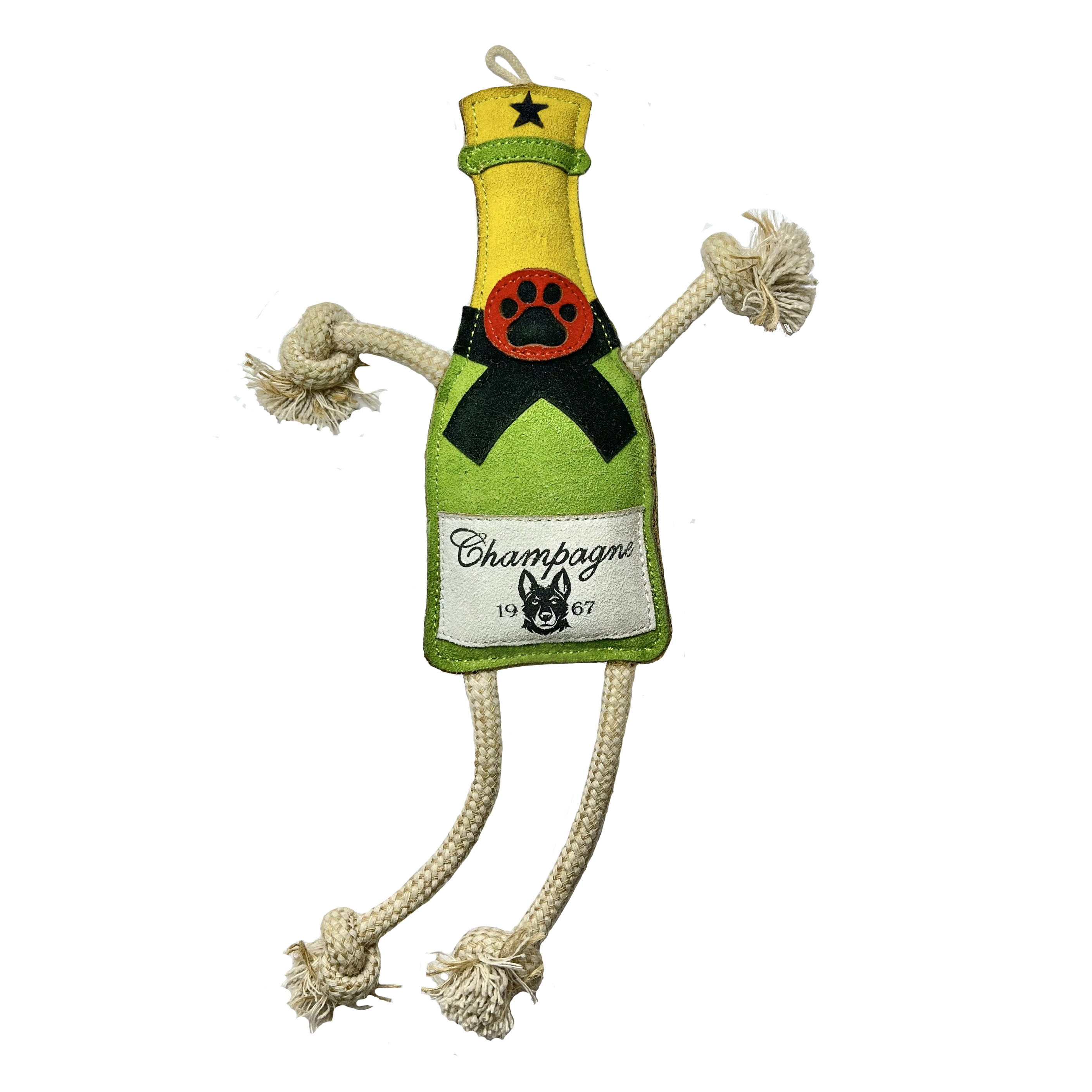 Juguete para perros Champagne Paw 🍾