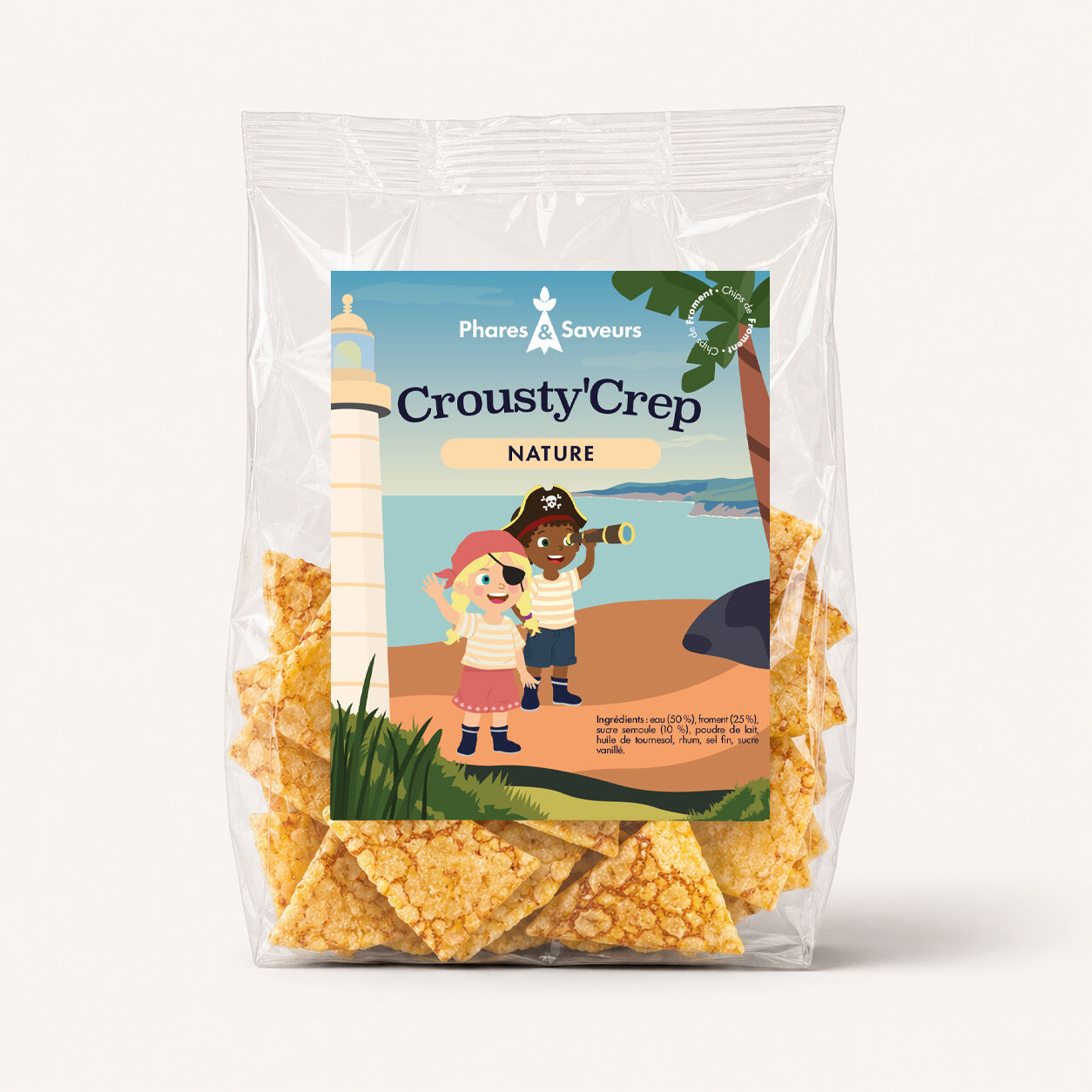 Crousty'Crep Nature Sweet Crepe Chips