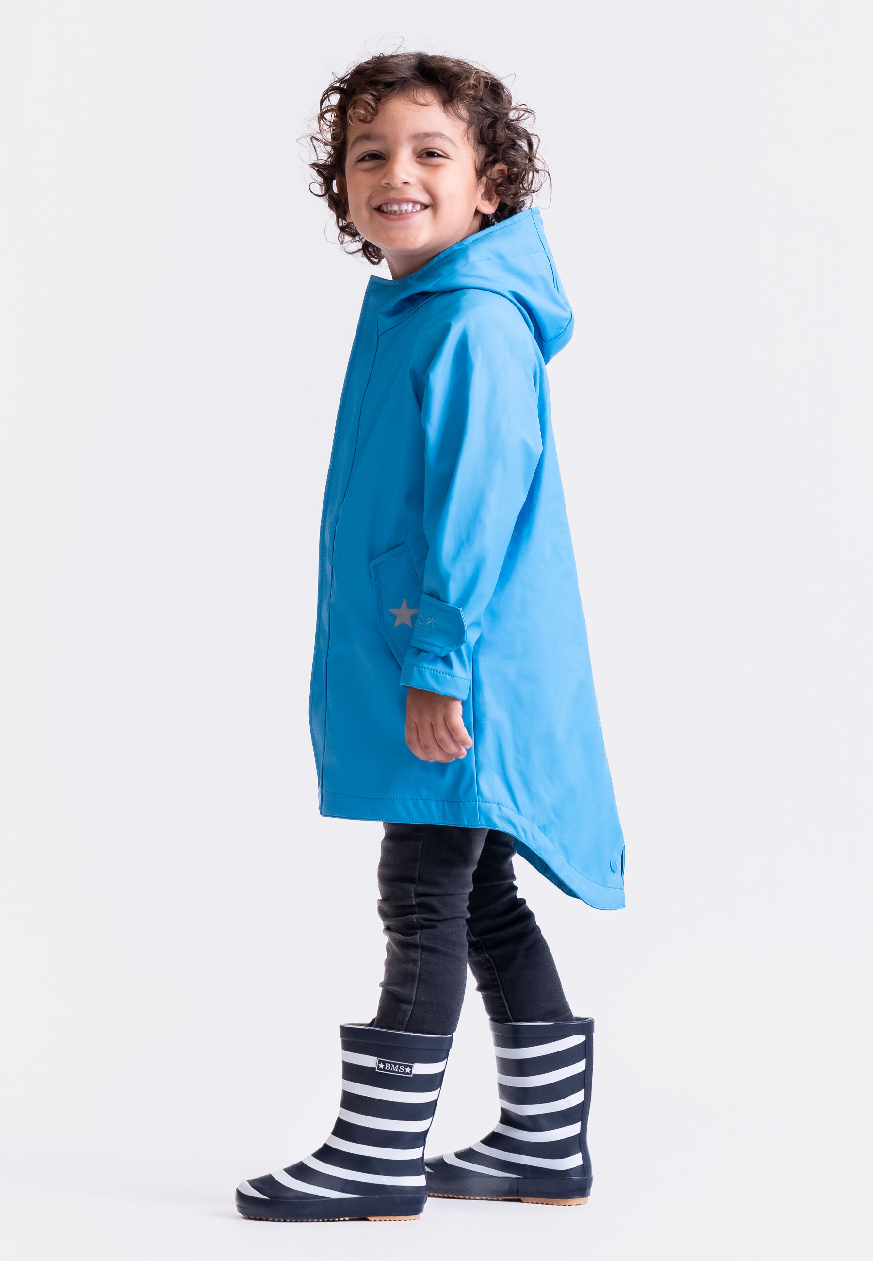 Imperméable enfant - 100 % imperméable - bleu clair