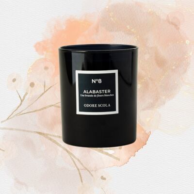 "Alabaster" scented candle
