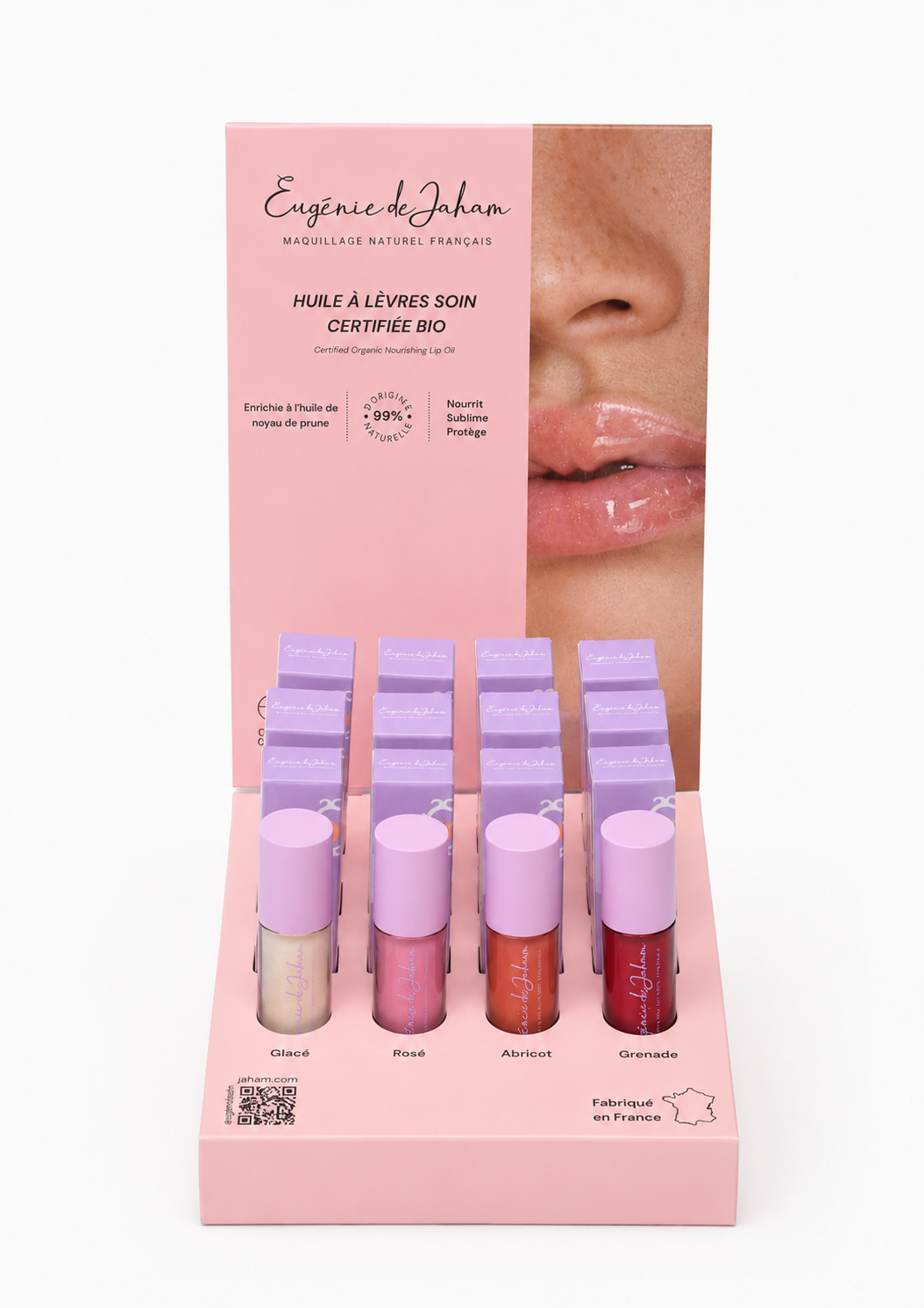 Display für Bio-Lippenpflegeöl