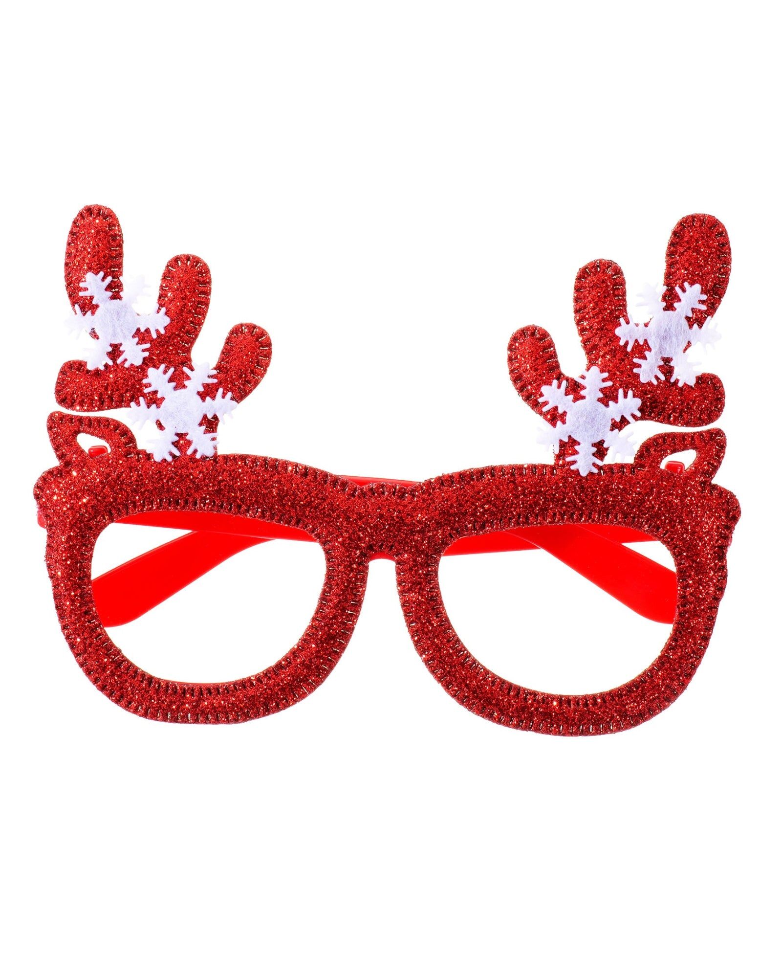 Glasses - Red with antlers