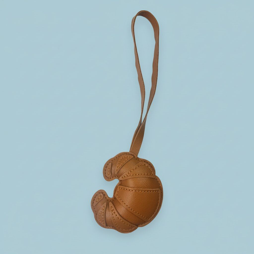Halbmondförmige Taschenaccessoires aus Kunstleder