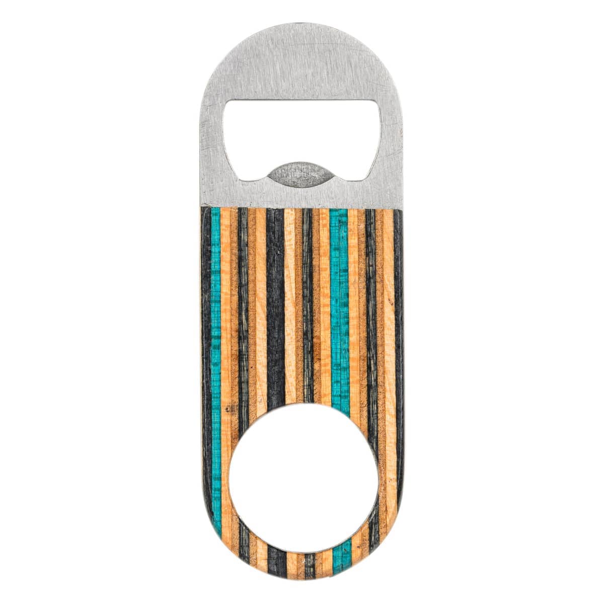 Recycled Skateboard Bottle Opener Magnet