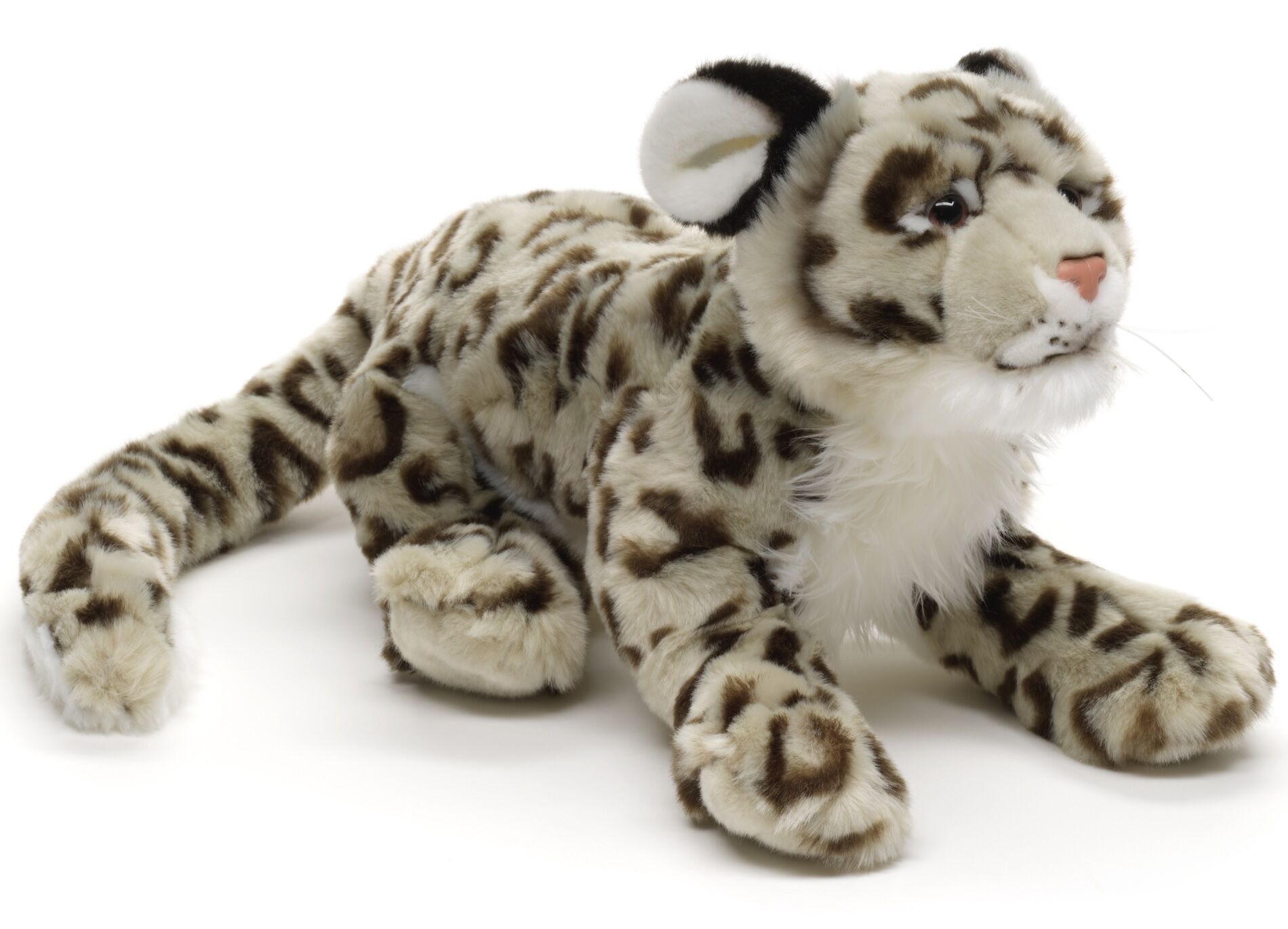 Schneeleopard - 82 cm (Länge) -- Plüsch- Leopard