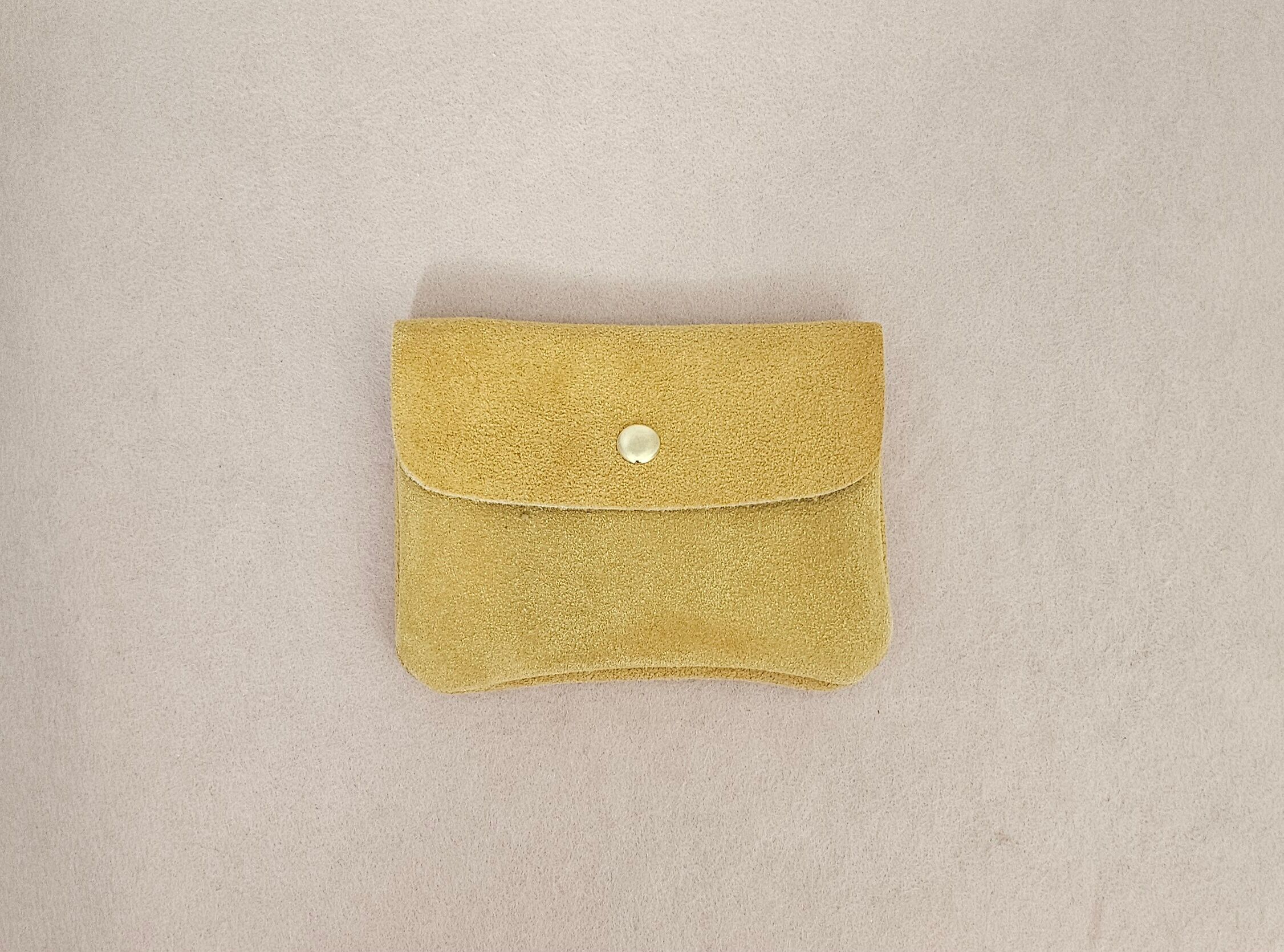 Cartera de piel con efecto ante Kangood