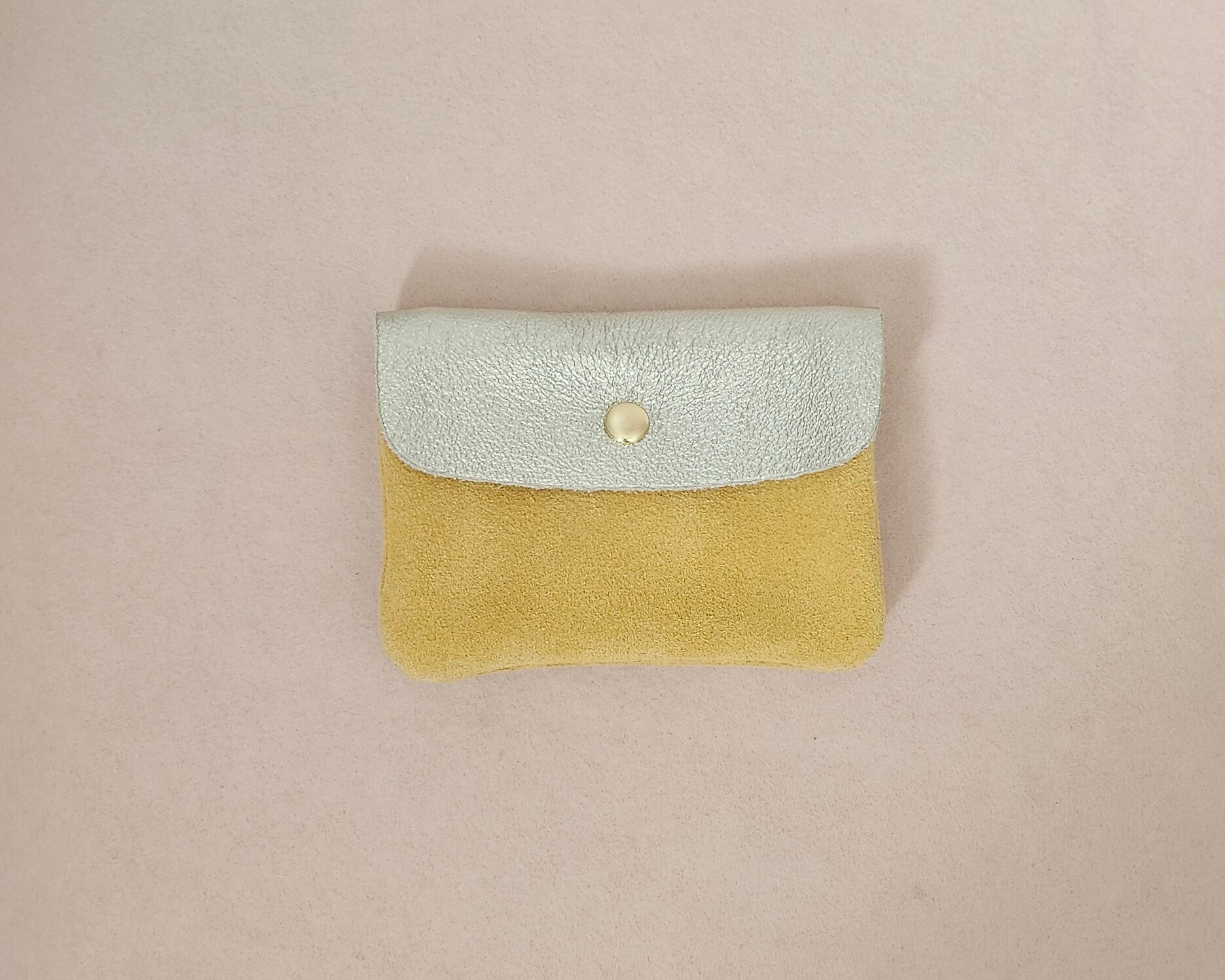 Kangoo two-tone leather wallet