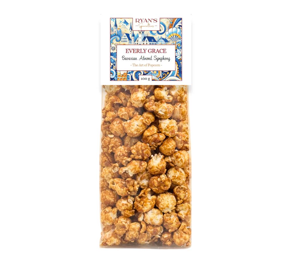 Bavarian Almond Symphony Popcorn from Everly Grace