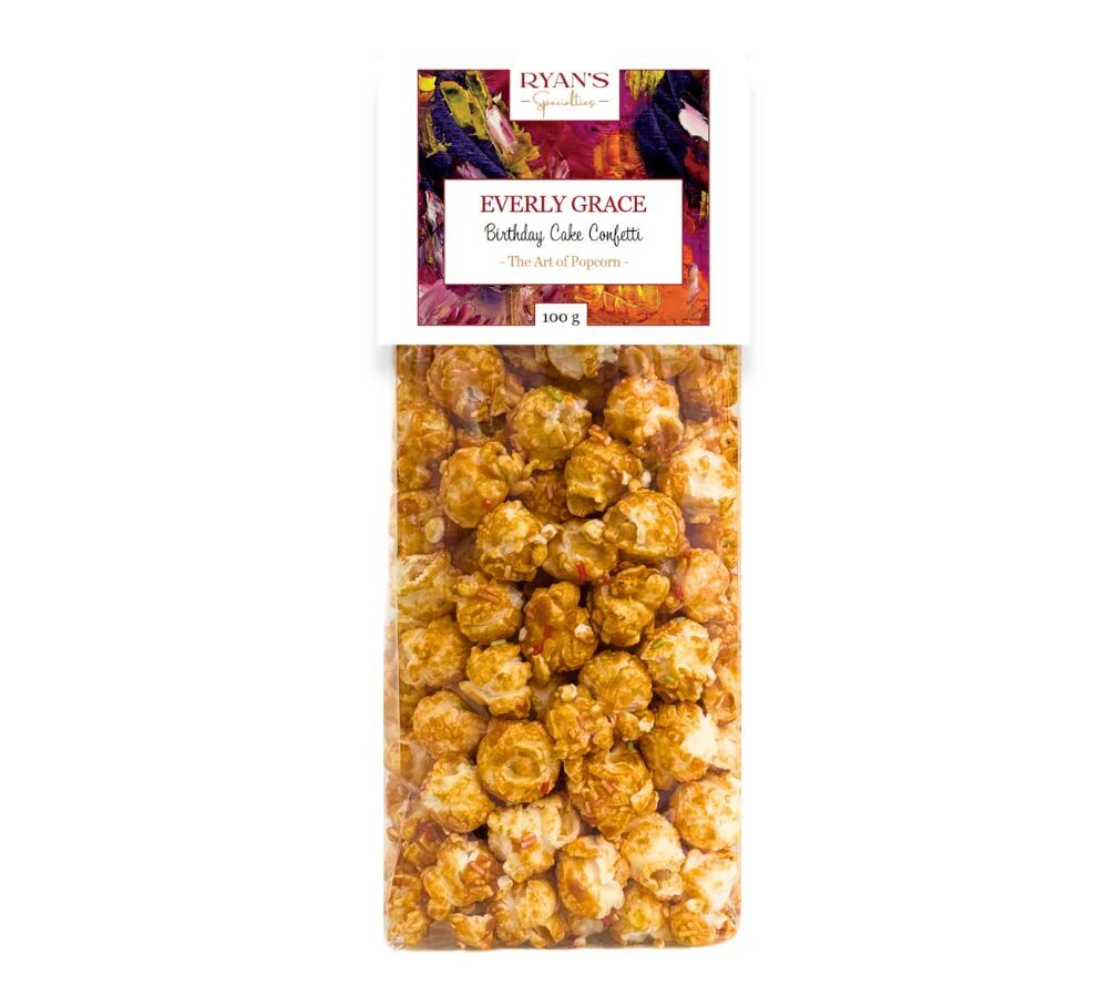 Birthday Cake Confetti Popcorn from Everly Grace