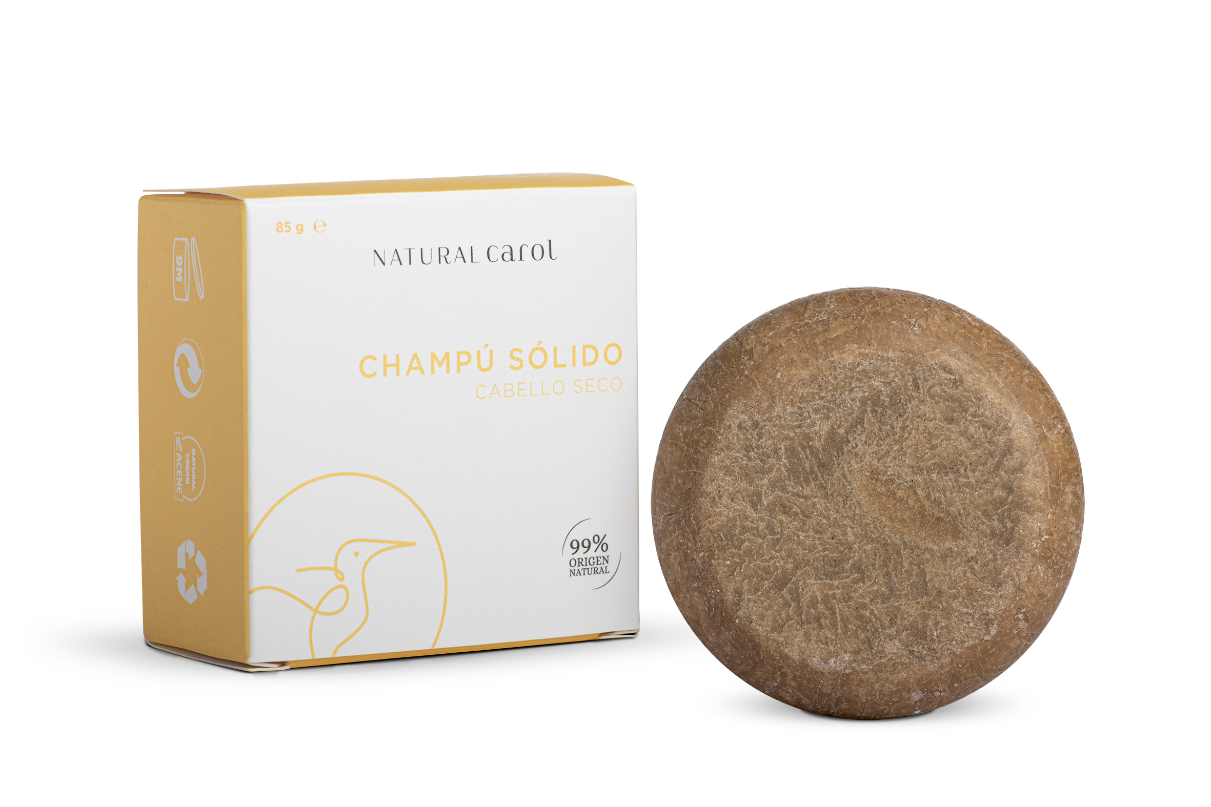 Champú cabello seco solide 85gr