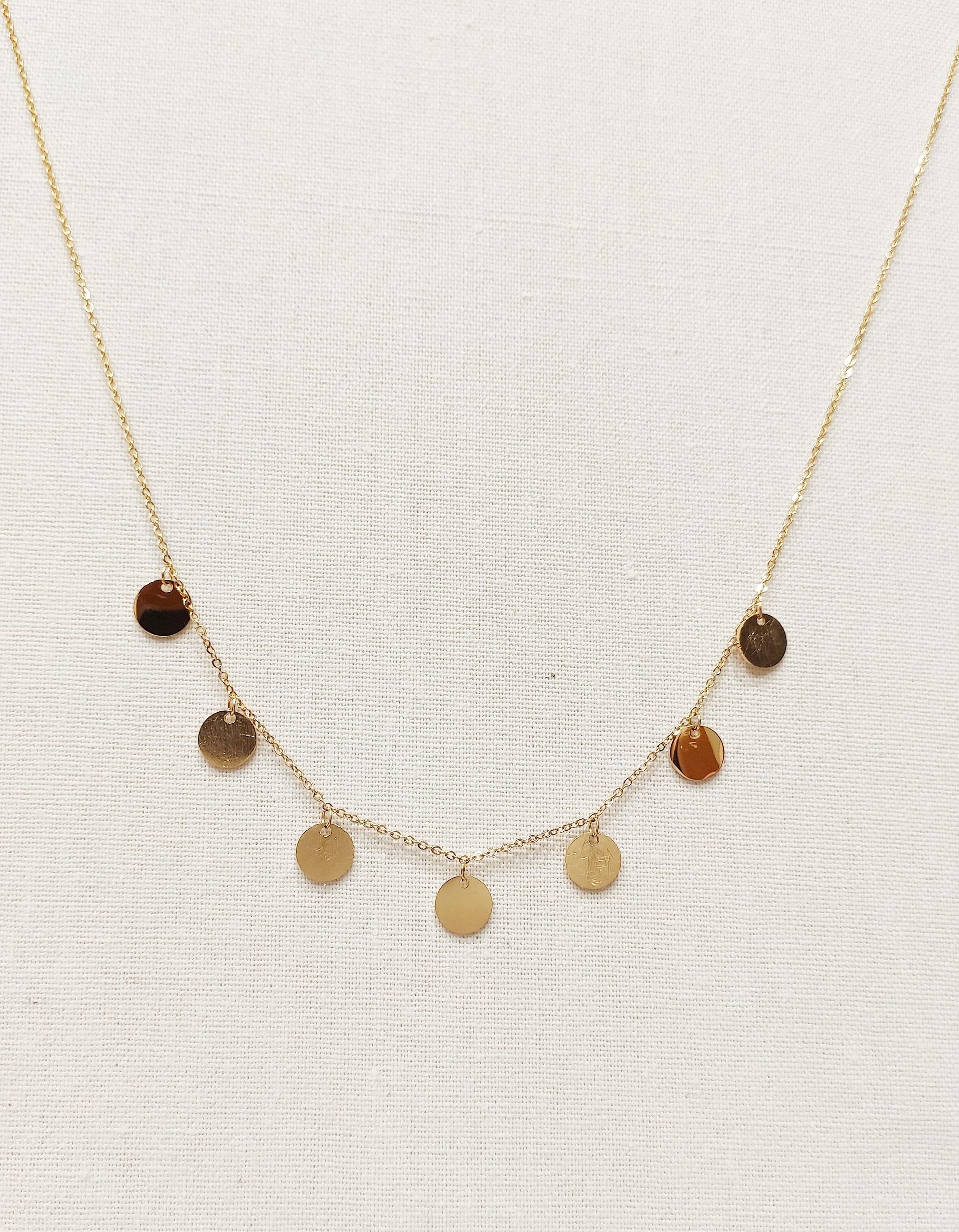Collier avec 7 pastilles FB102058N0600(38+7CM)