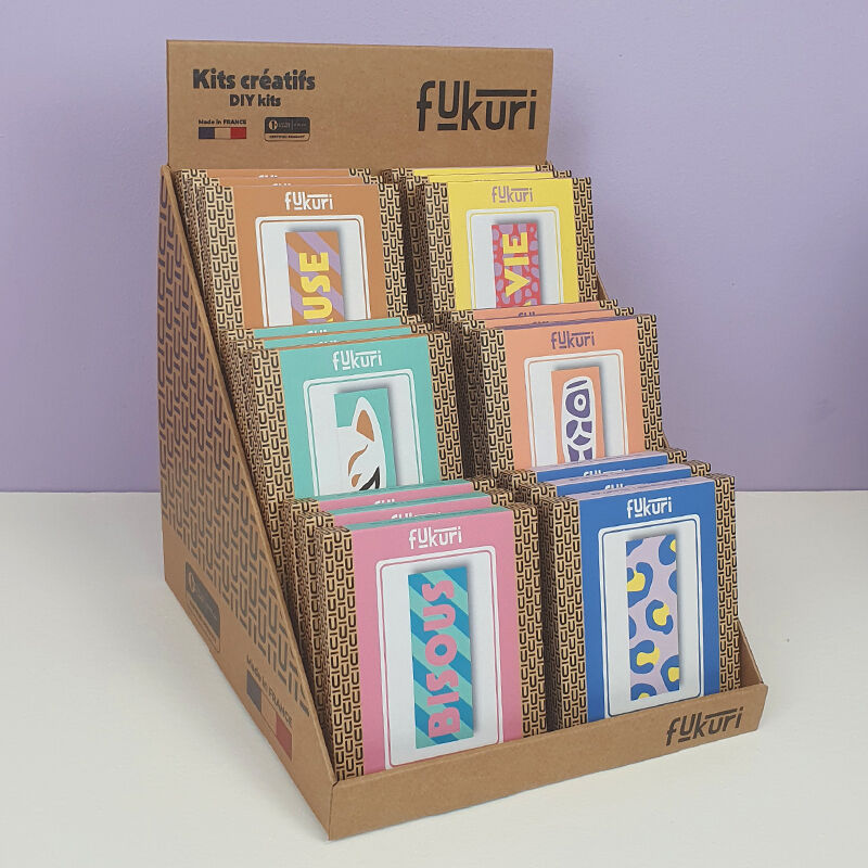 Display stand + Layout pack, 6 DIY kits, Canvas bookmark