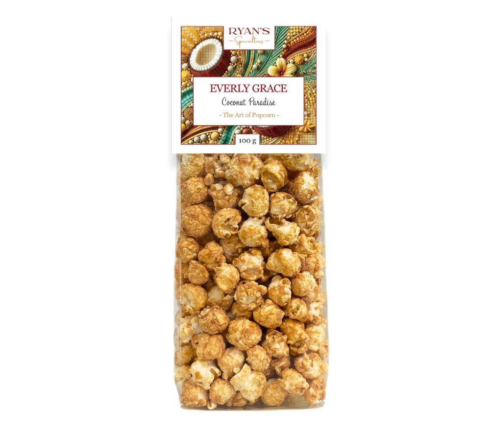 Coconut Paradise Popcorn from Everly Grace