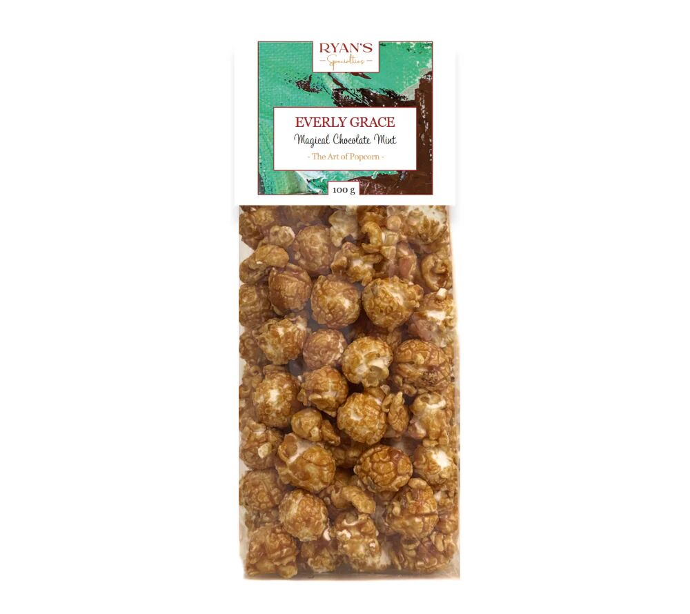 Magical Chocolate Mint Popcorn from Everly Grace