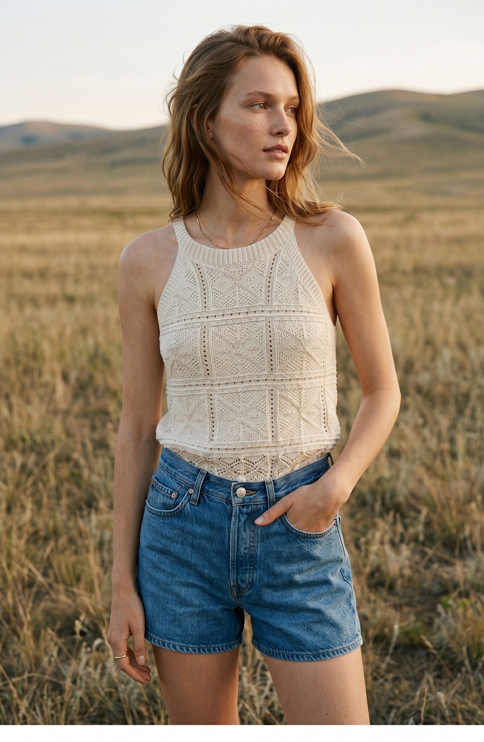 Mesh Strappy Top