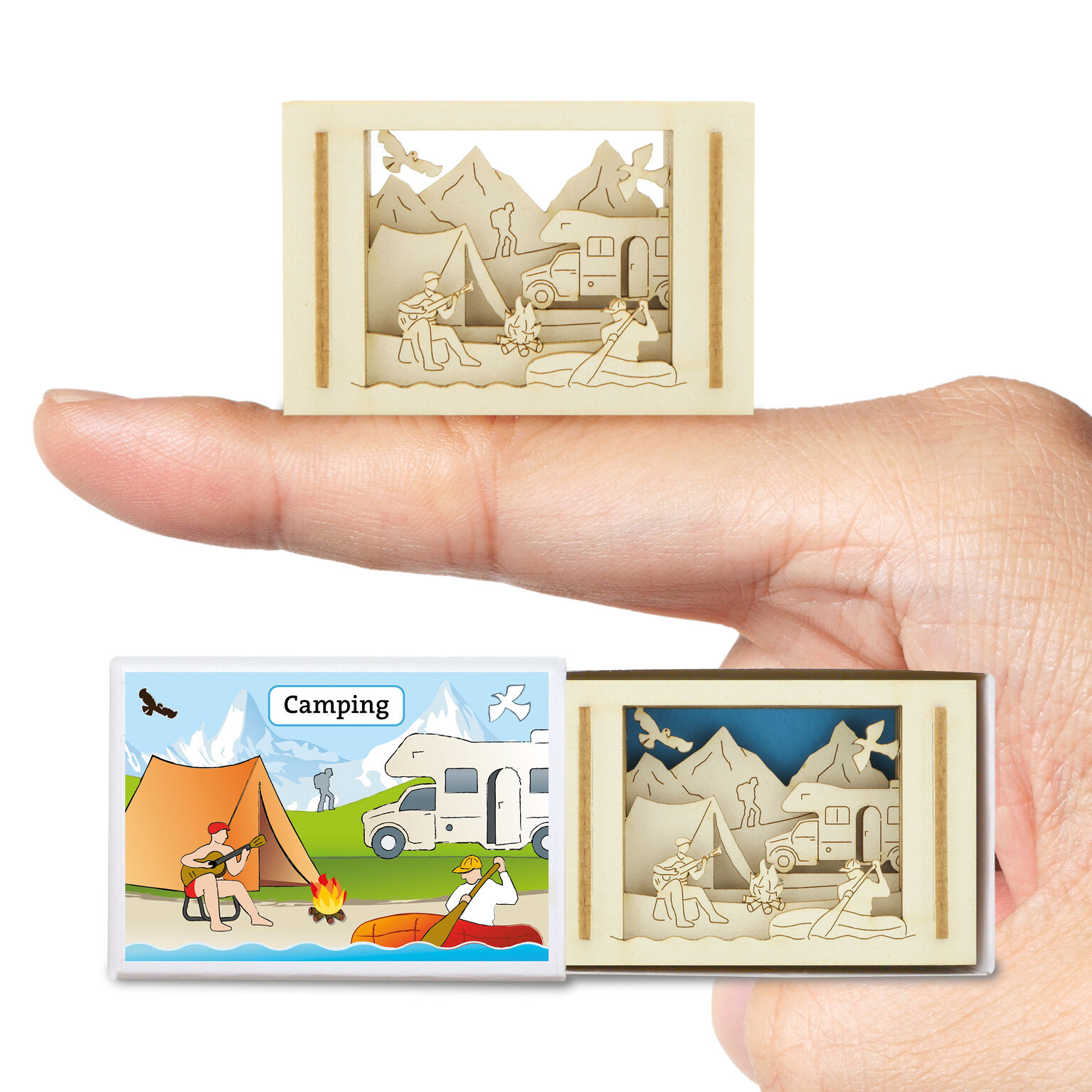 Camping – Mini-Silhouette S – Artículo de regalo