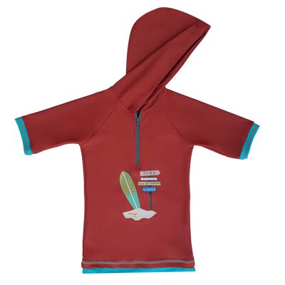 TROPIQUES t-shirt capuche anti uv garçon 3 à 10 ans