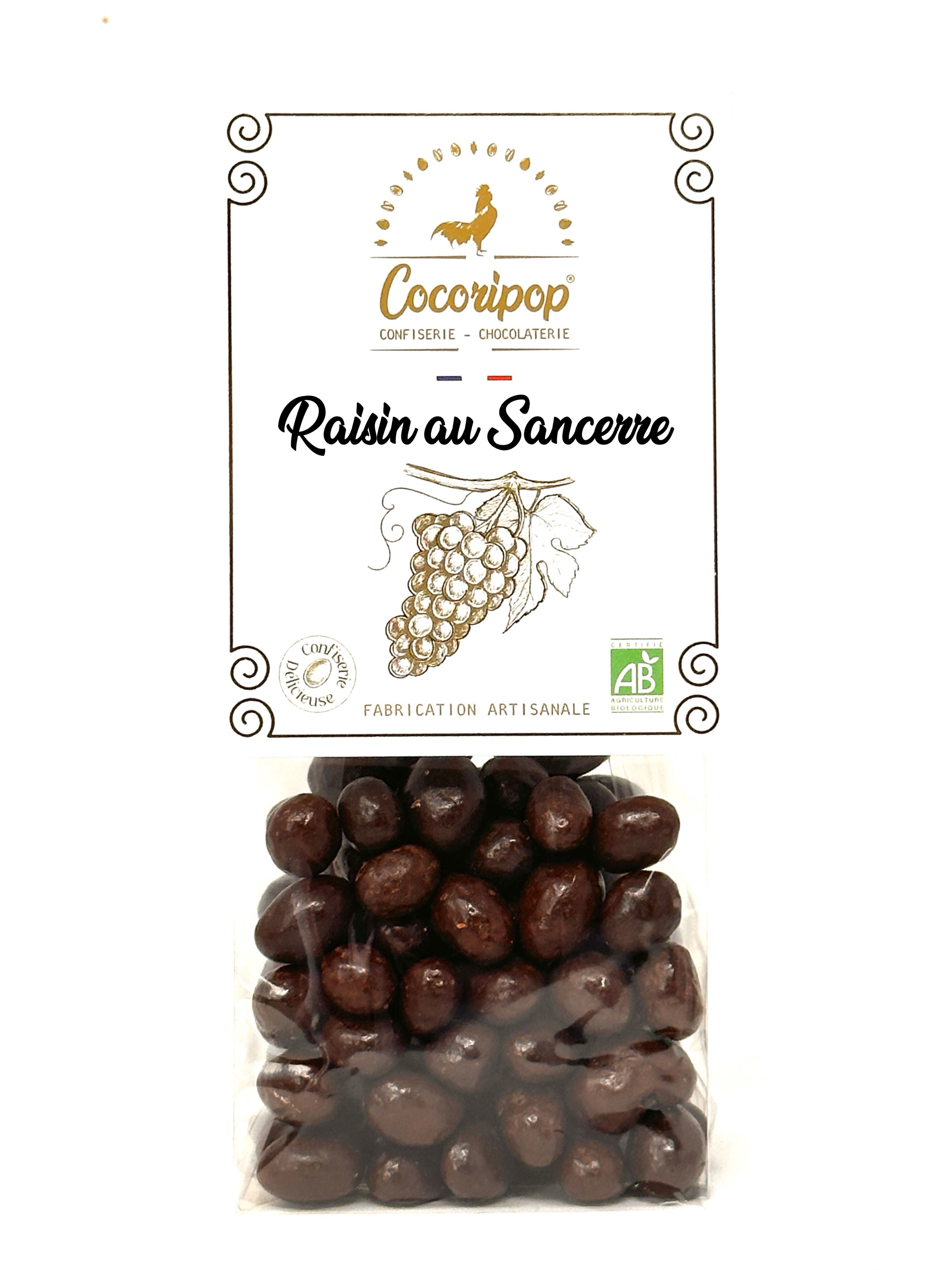 Raisins with Sancerre and dark chocolate 100g