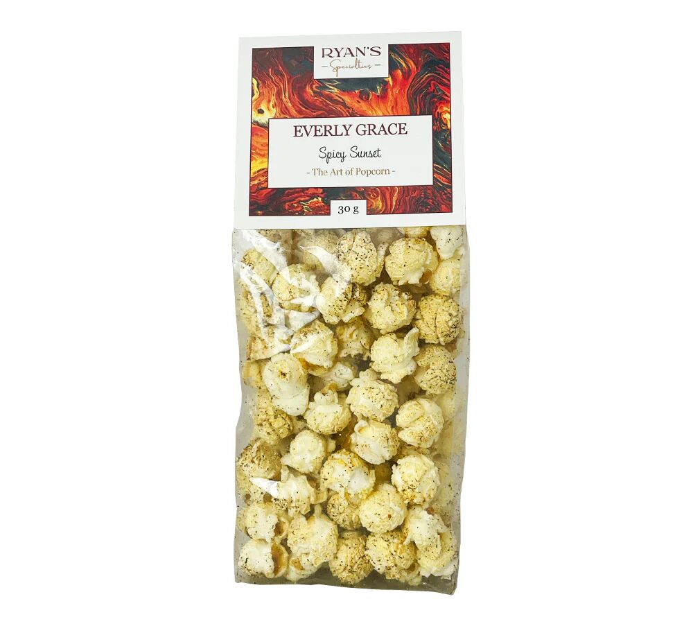 Spicy Sunset Popcorn from Everly Grace