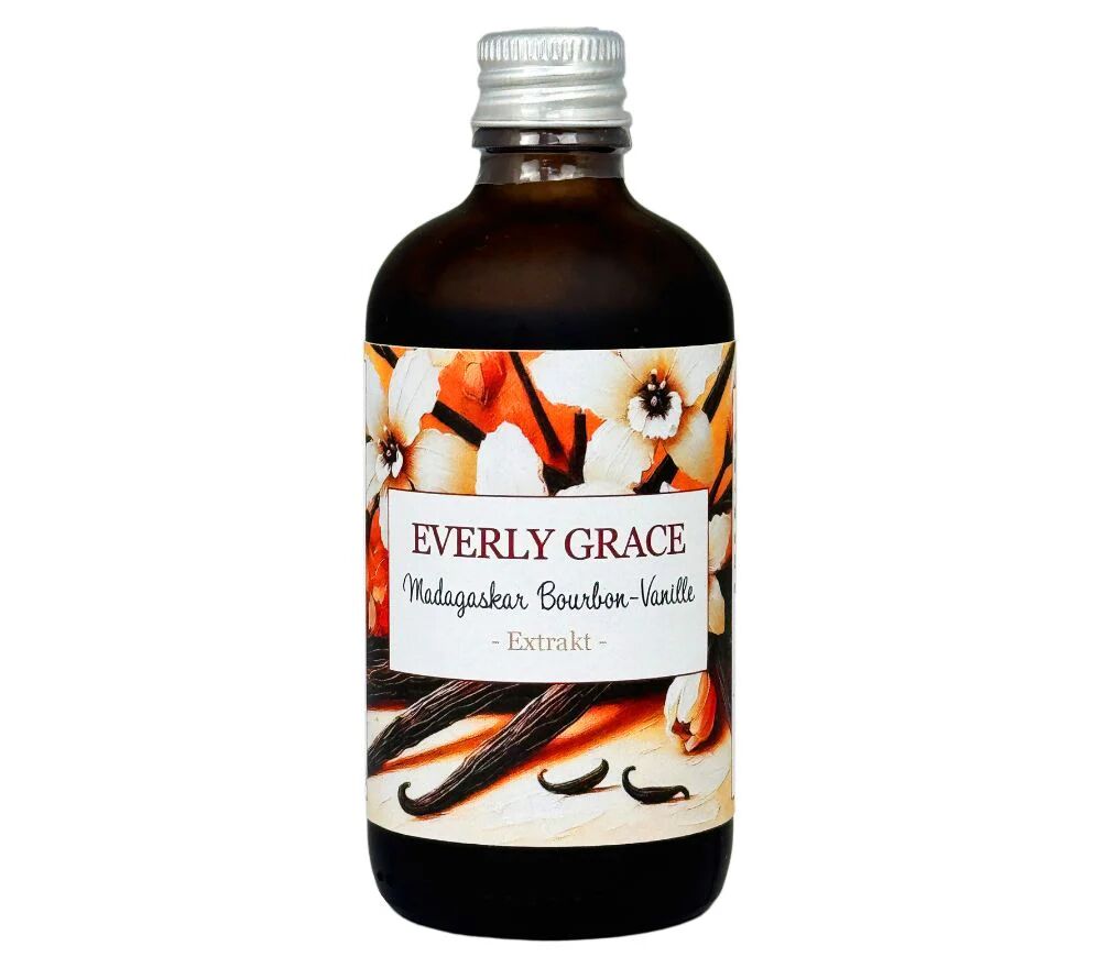Madagascar Bourbon Vanilla Extract (alcohol-free) by Everly Grace