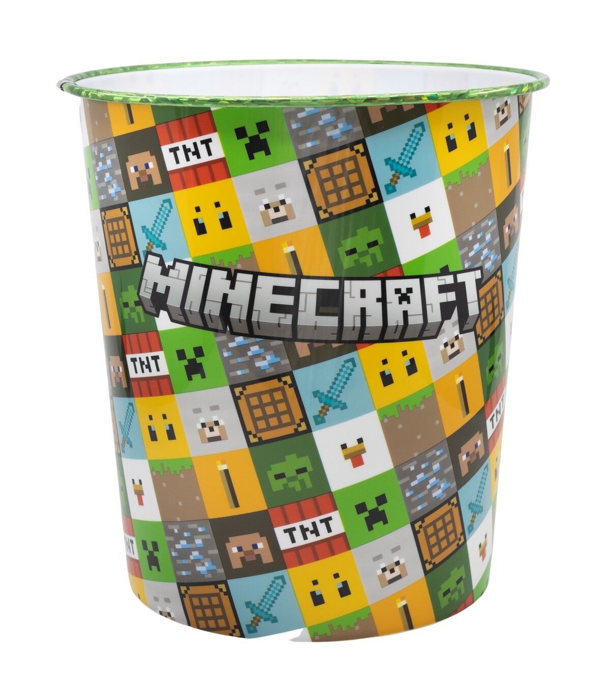 PAPELERA MINECRAFT PIXEL ZWD