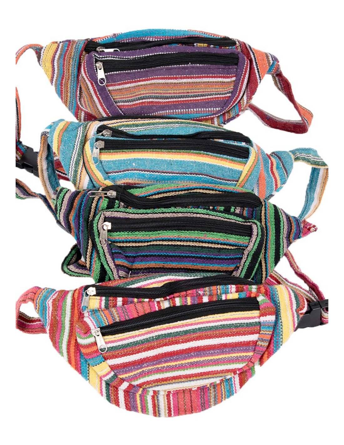Striped Waist Bag