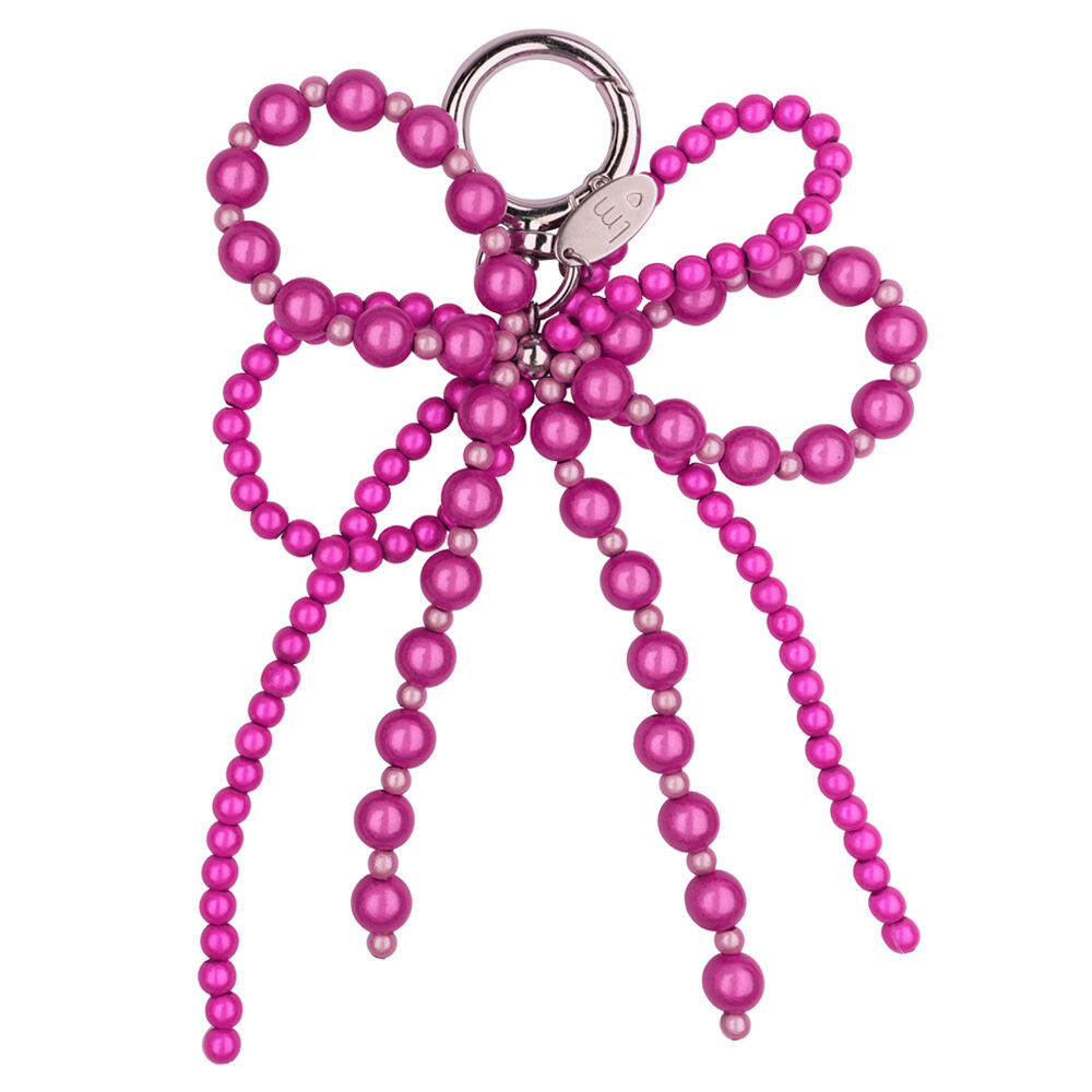 Cadena para bolso con lazo fucsia