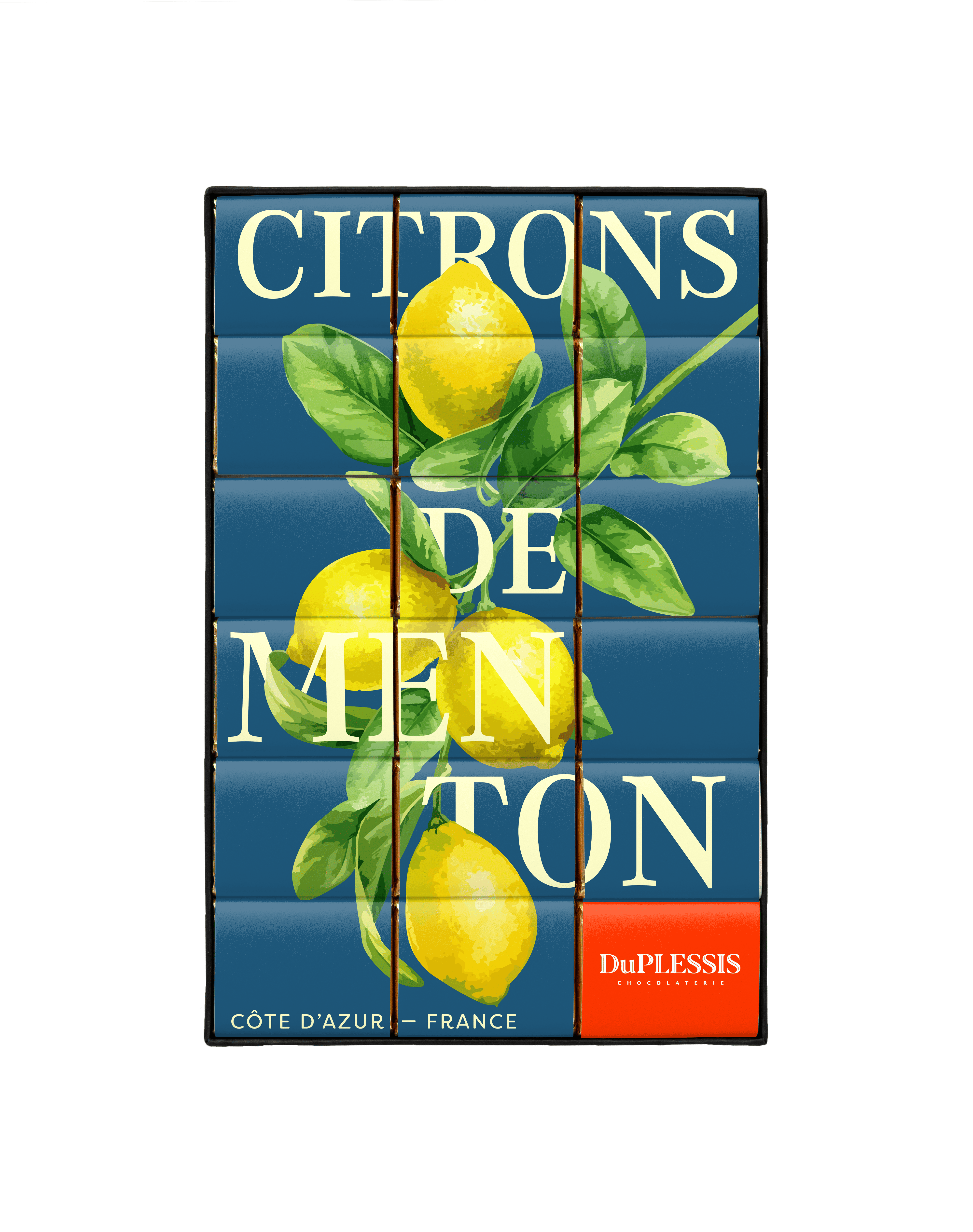 "Menton Lemons" chocolate box