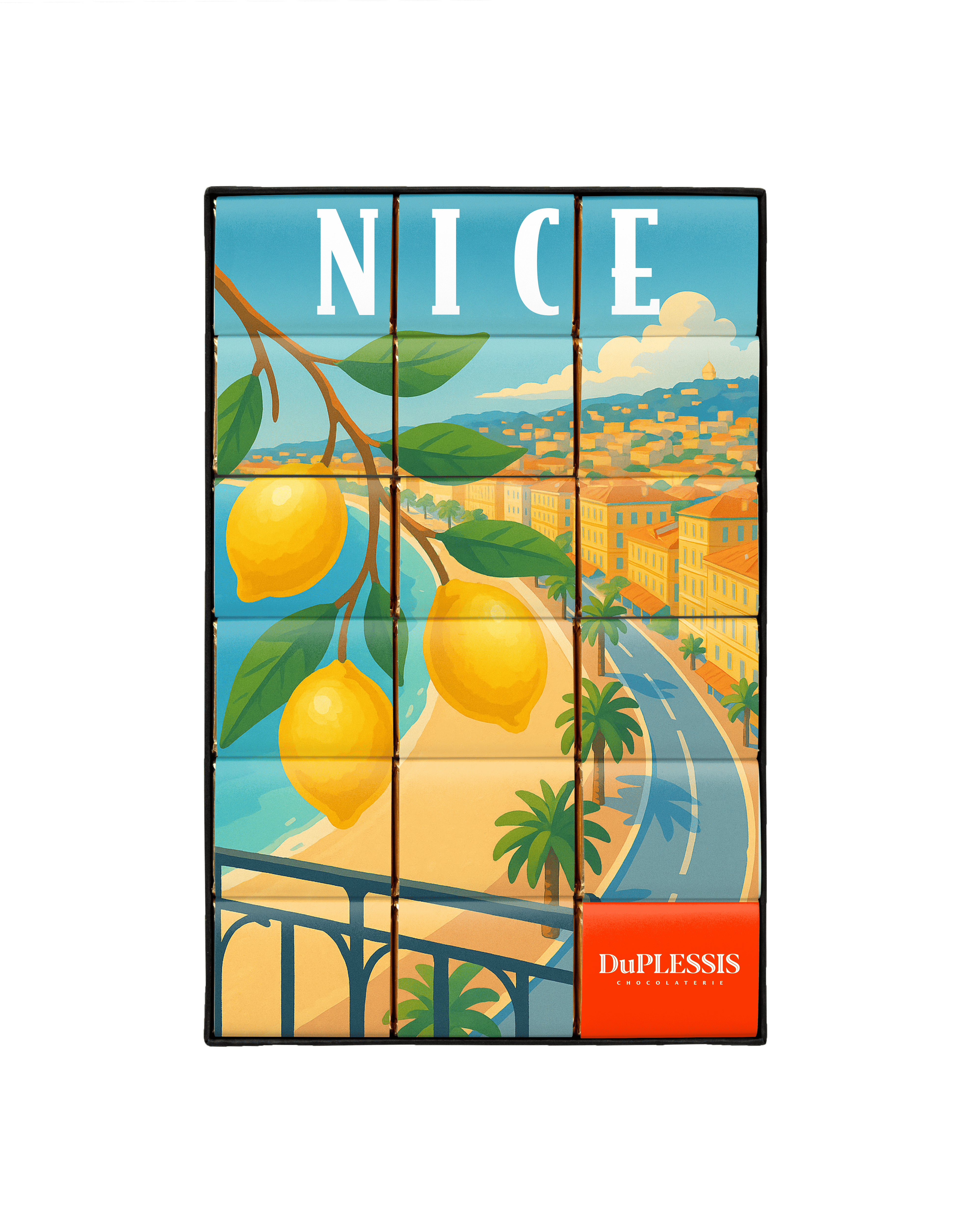 "Nice - Promenade des Anglais" chocolate box