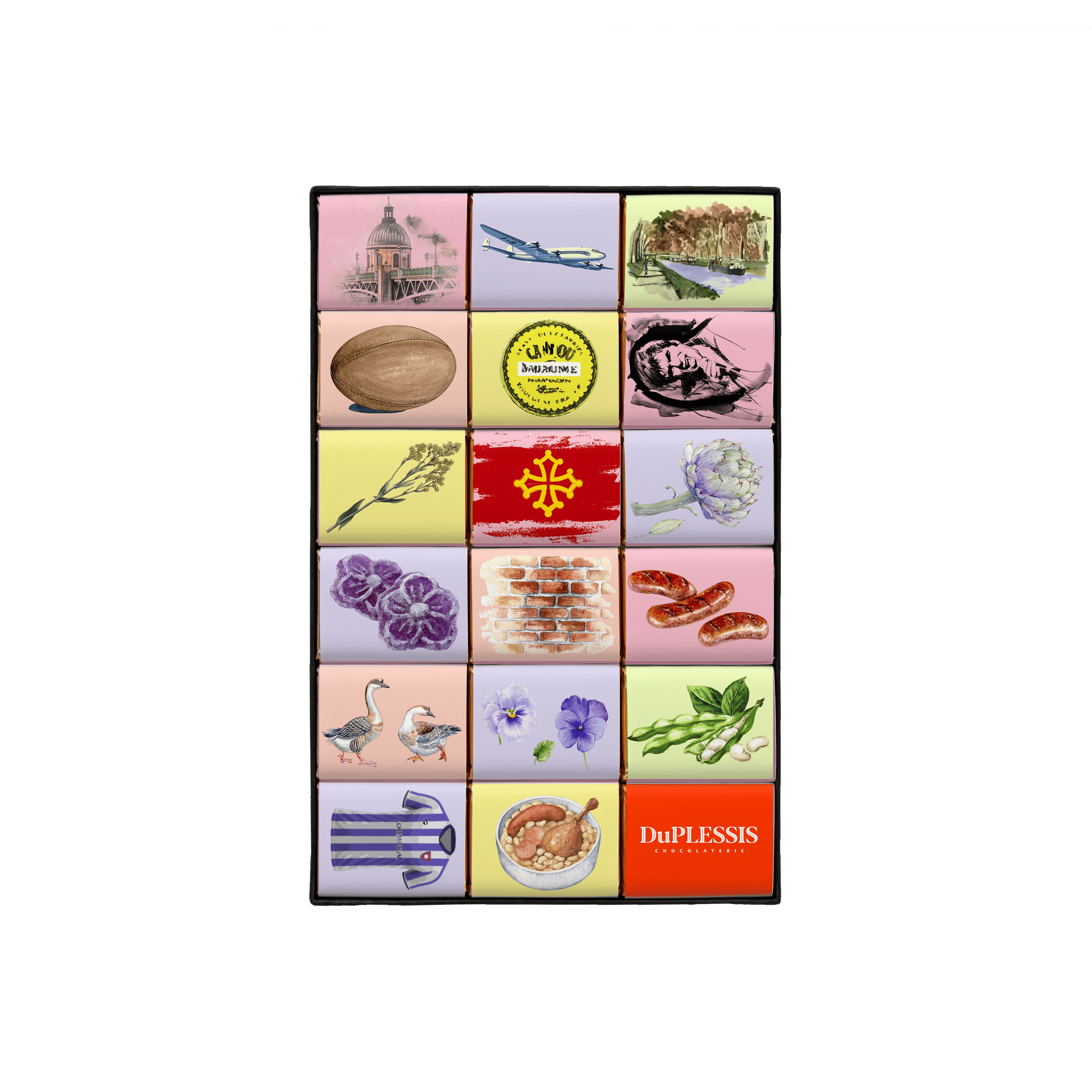 "Symbols of Toulouse" chocolate box