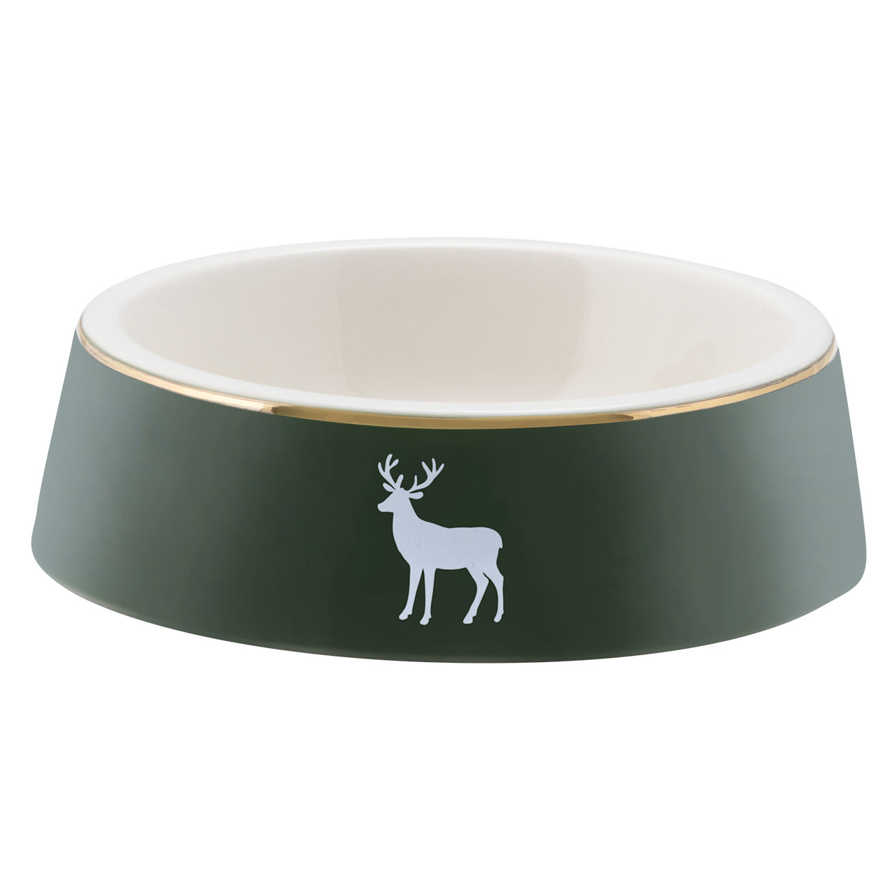 Tierfutternapf Design „Deer“ Nordisches Fichtengrün