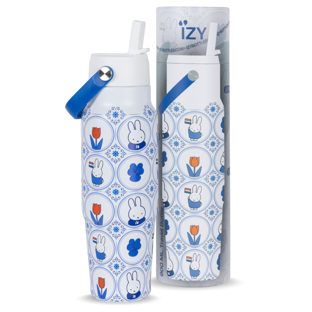 Botella IZY 900ml x Miffy - Azulejos