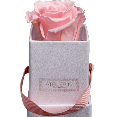 1 perfumed eternal rose Rose Tendre - White square box