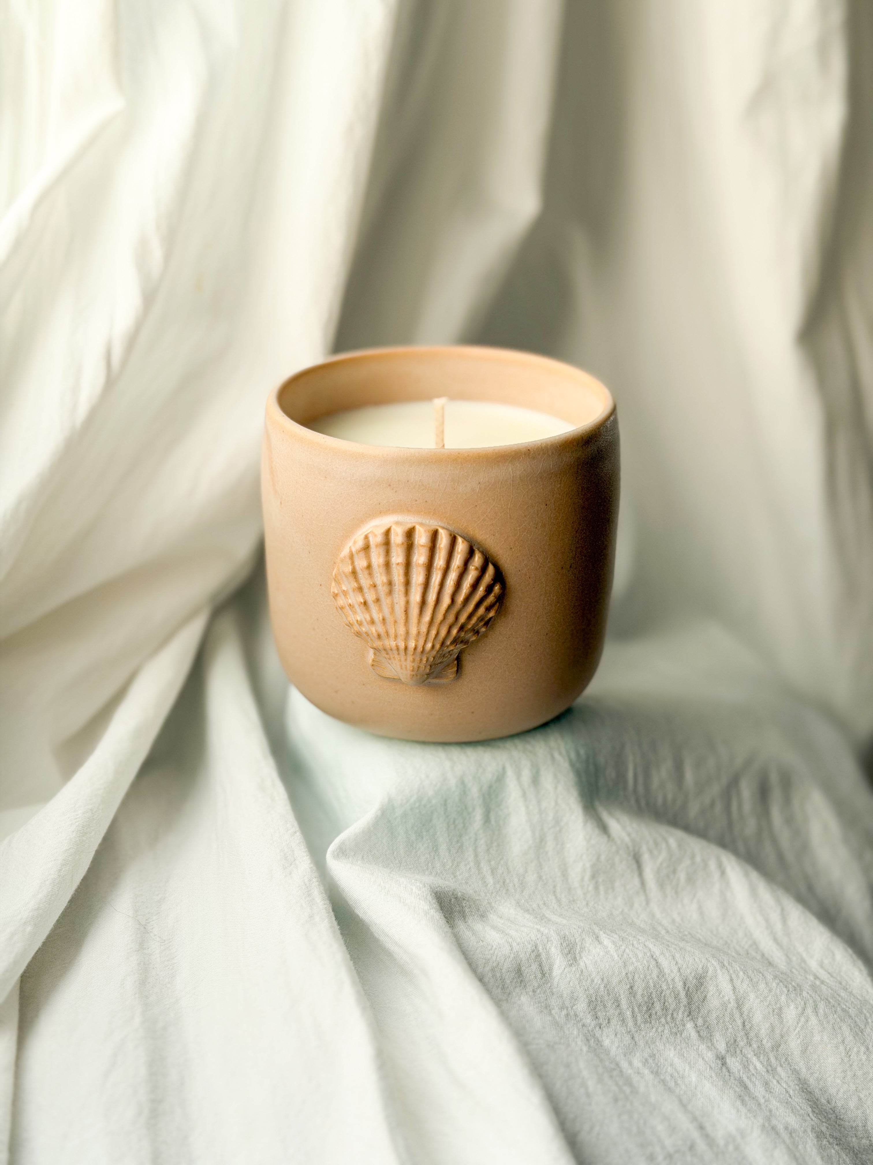 Bougie « coquillage » senteur coco & papaye