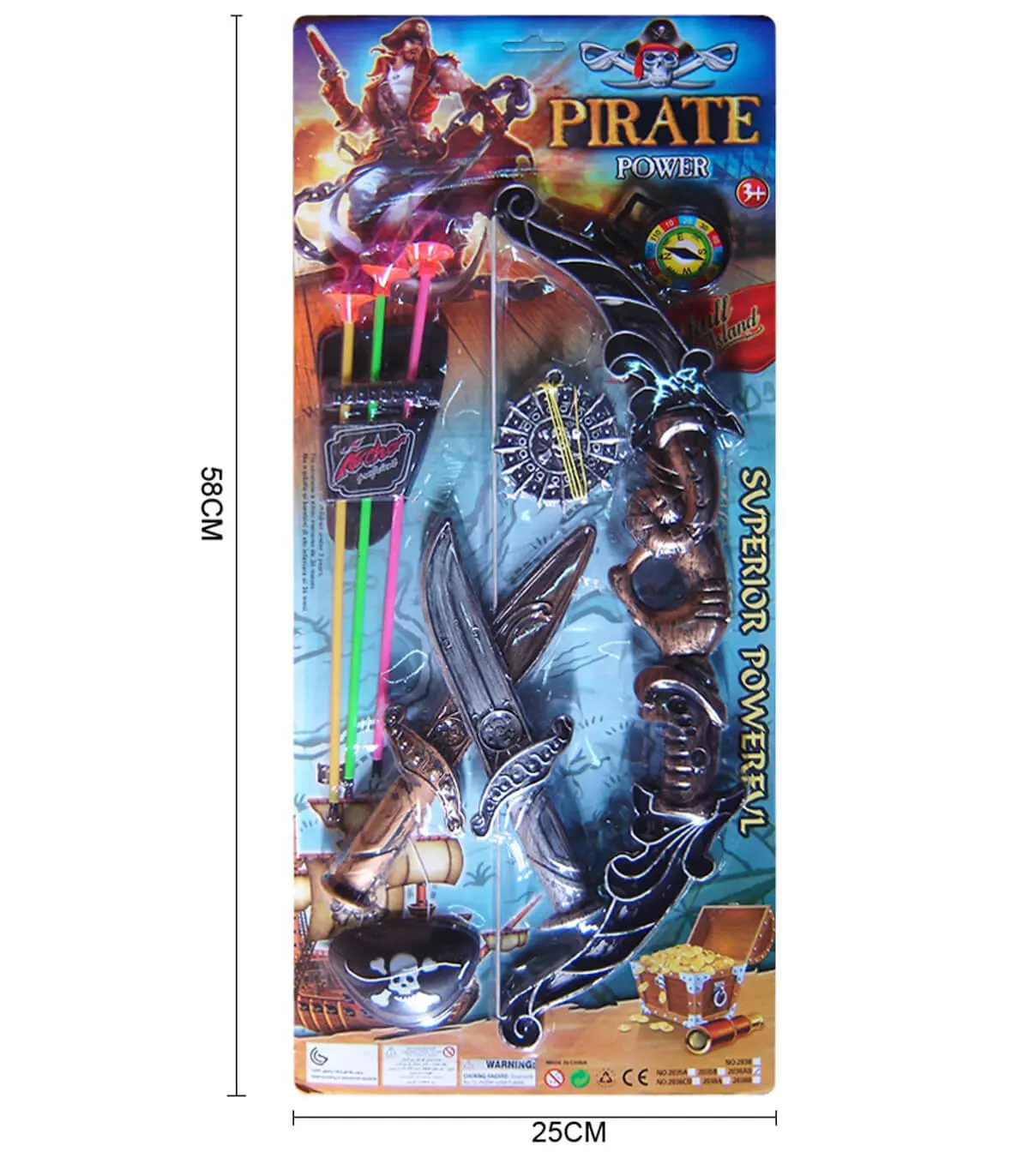 Achat Bateau pirate créatif en carton, avec contour, bricolage, blanc Grand, 3 ans et plus en gros