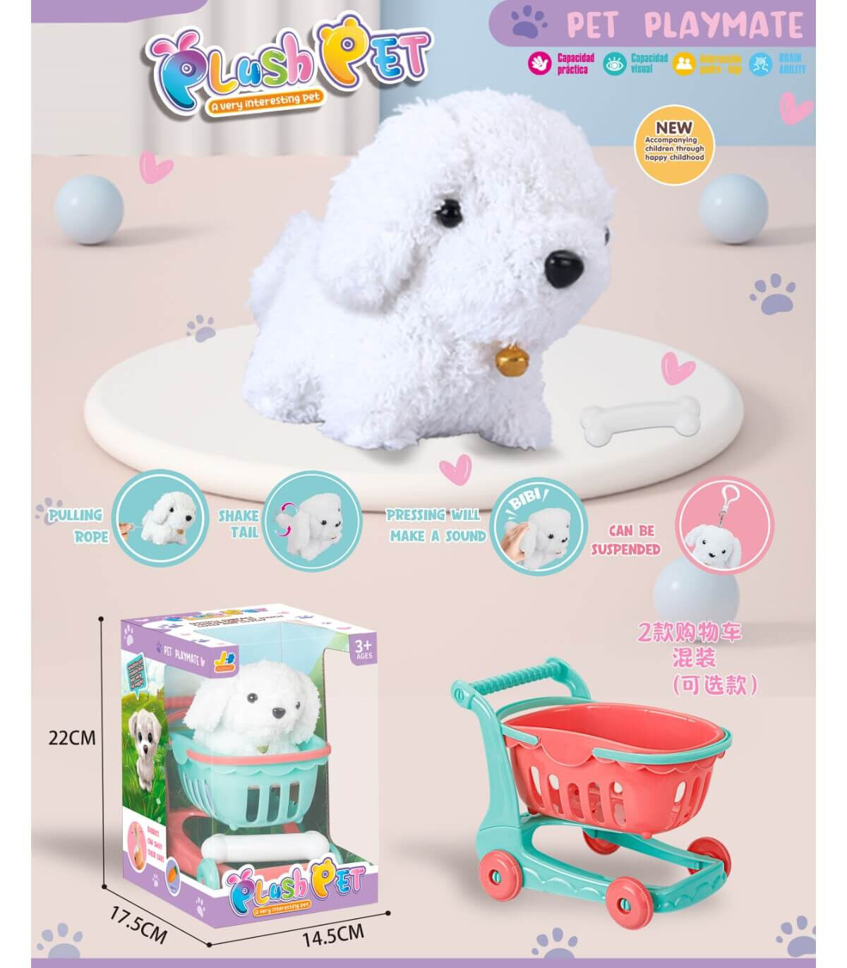 Buy wholesale Plush toy, Lucky Doggy, Lucky Yoyo: Fiesta (38cm)