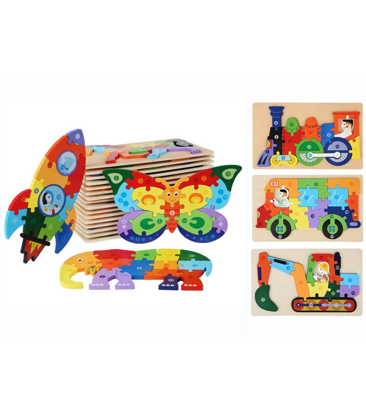 BABY-HOLZPUZZLE, 20 ARTEN