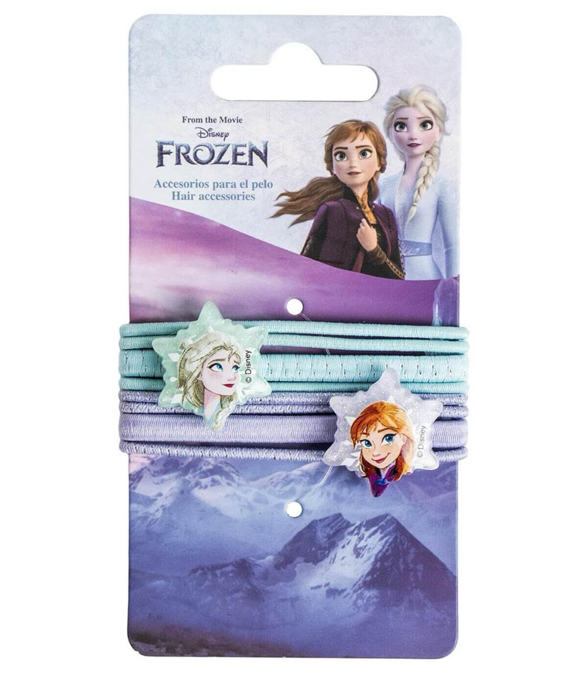 HAIR CLIPS 8 PCS. ON FROZEN CARD