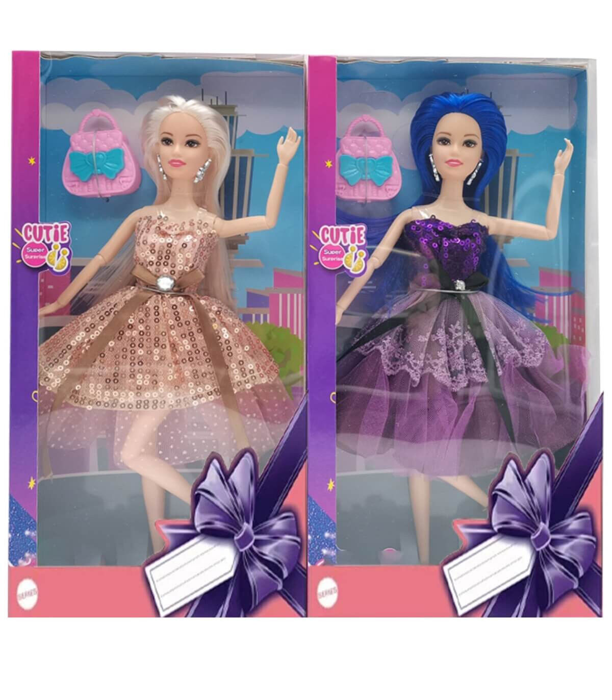 DOLL WITH A DRESS OF SEQUINS