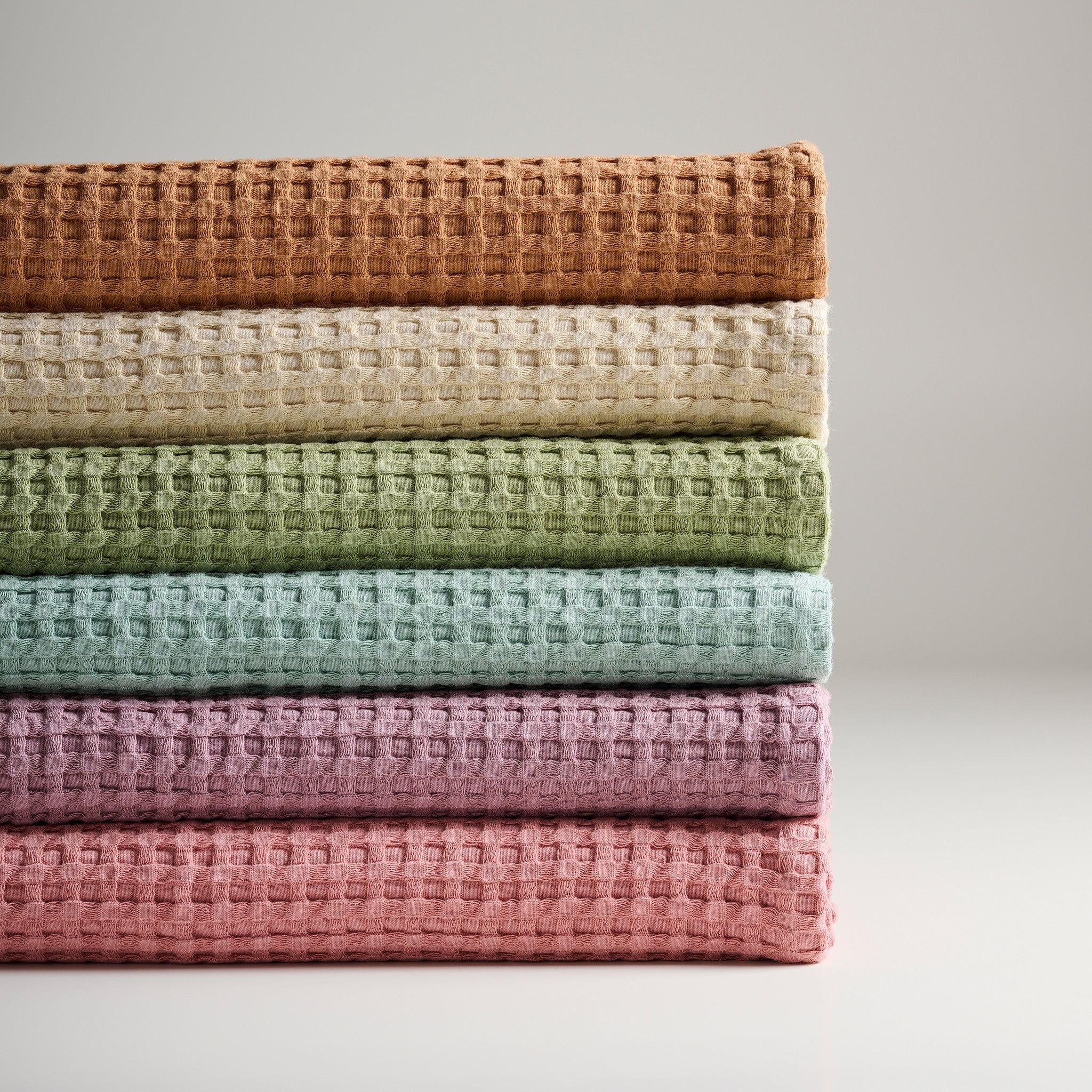 Cotton Waffle Towel - Hand, Chalk