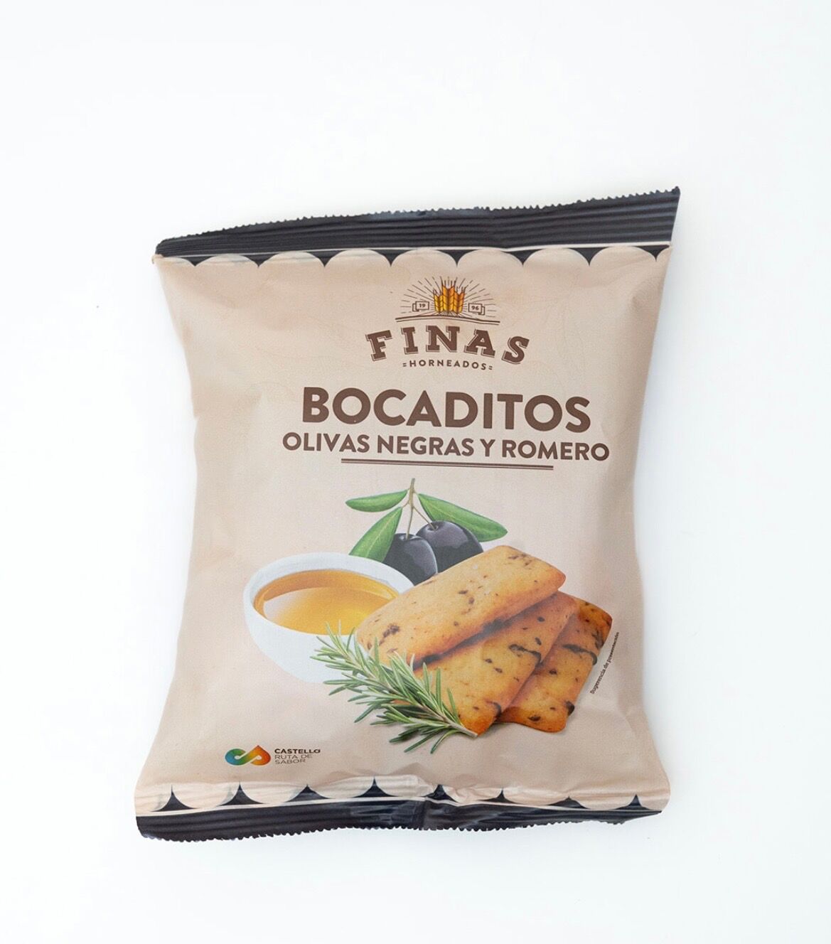 Bocaditos de oliva negra y romero