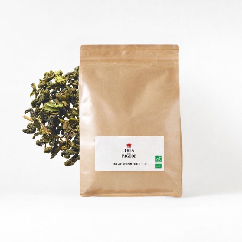 Gunpowder Organic Fairtrade Green Tea: BULK 1KG