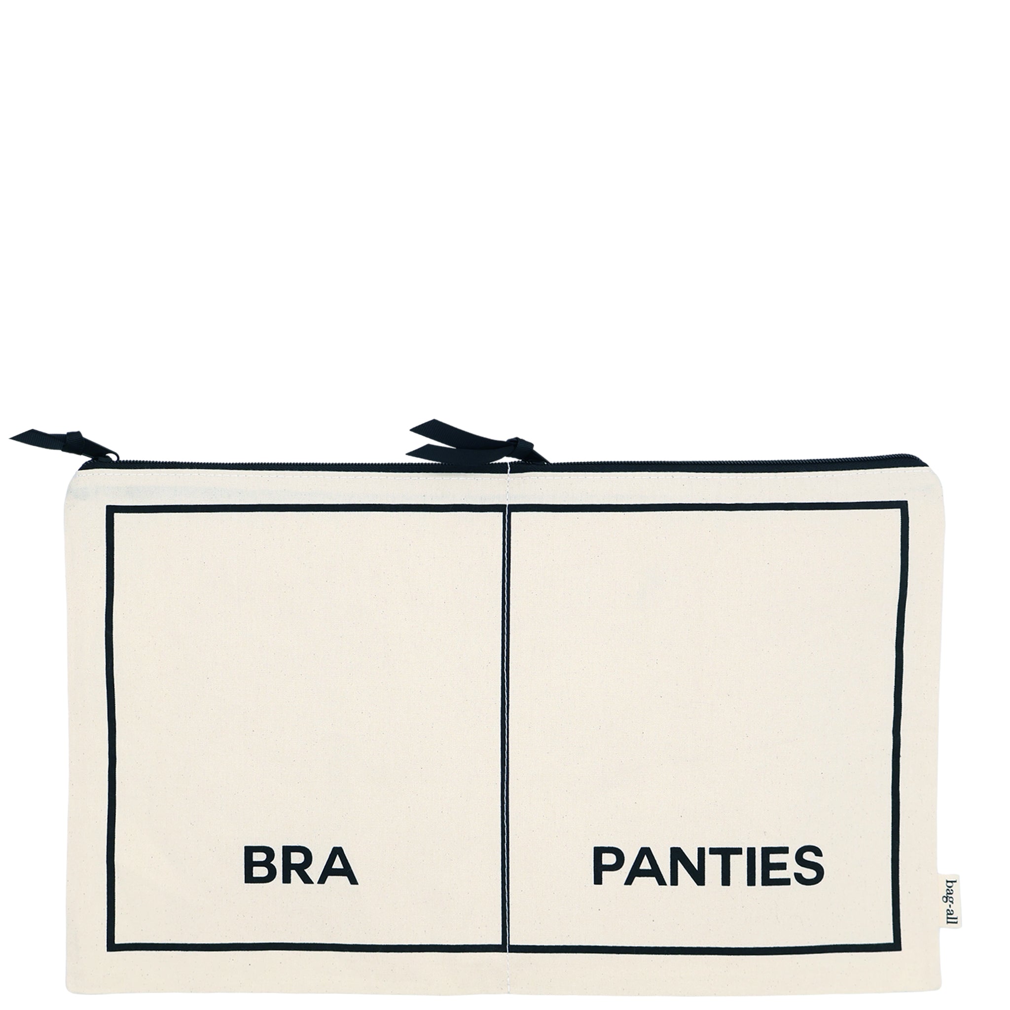 Doppelter Unterwäsche-Organizer – Creme