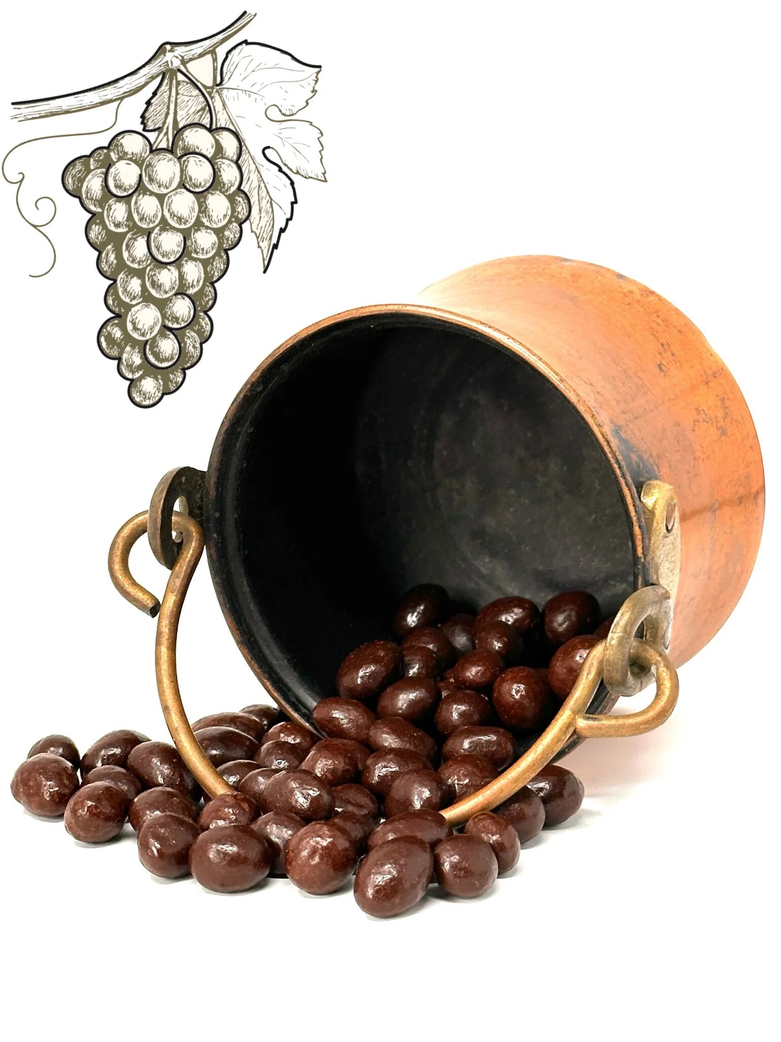 Sauternes-soaked raisins and dark chocolate (bulk, 1kg)