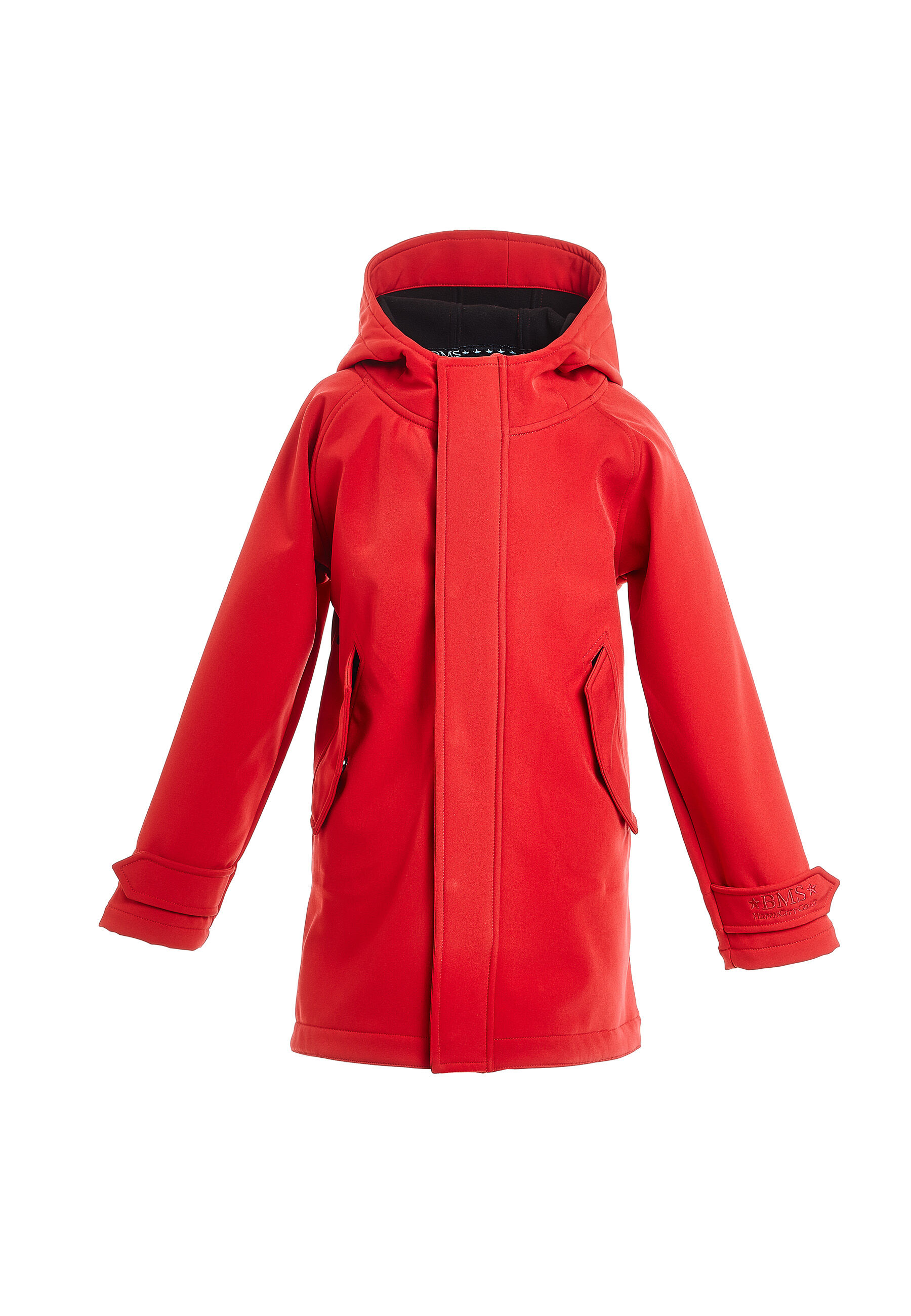 Manteau softshell pour enfants - rouge