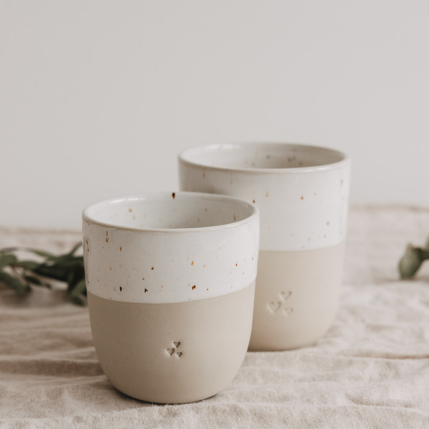 Petite tasse, petits cœurs (PU = 4 pièces)) 