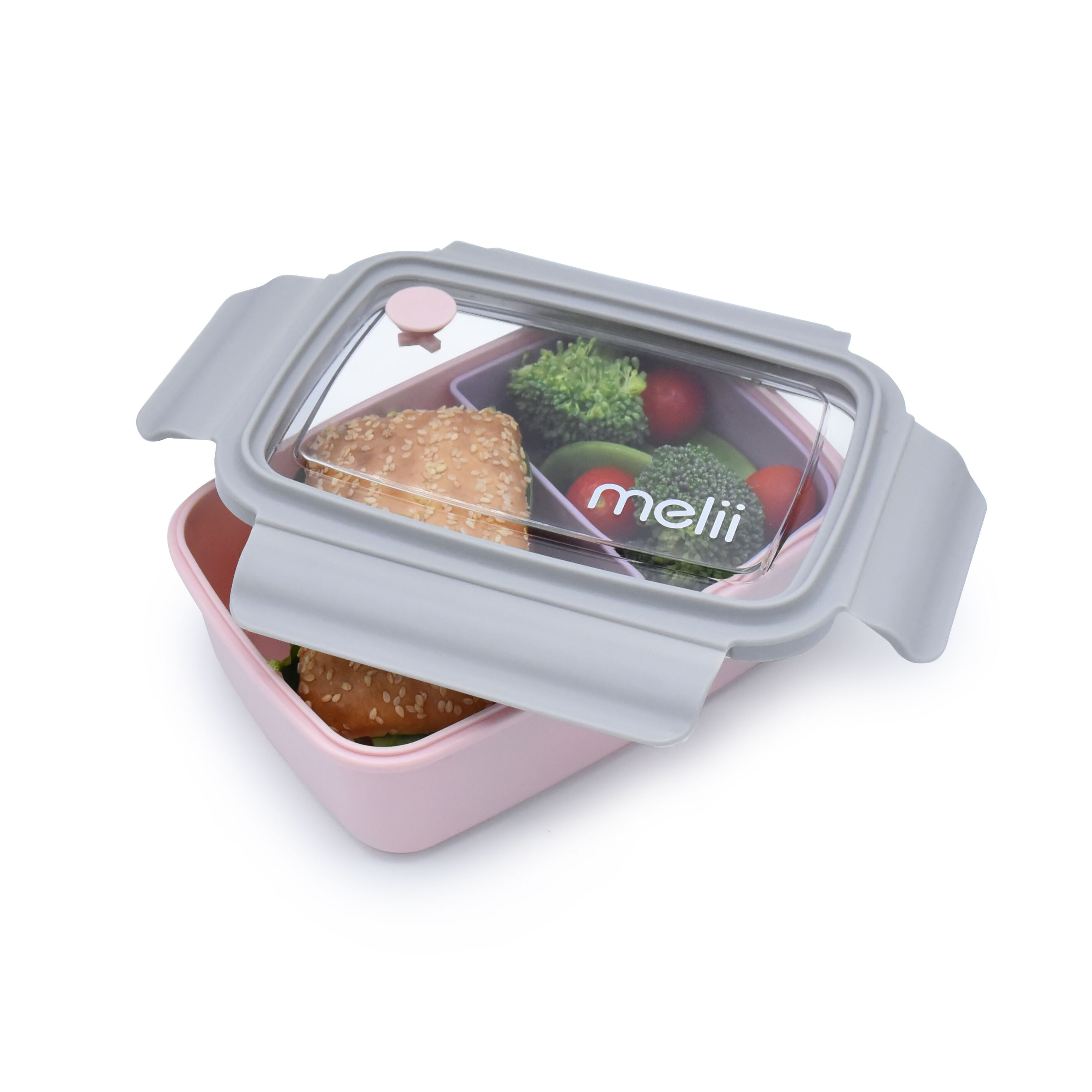 Fiambrera bento con compartimentos extraíbles