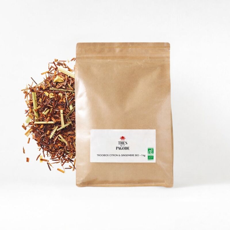 Organic Rooibos Lemon & Ginger Loose Leaf by the kg — Self-service format