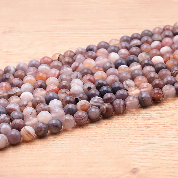 Beading thread 06mm agate Botswana A